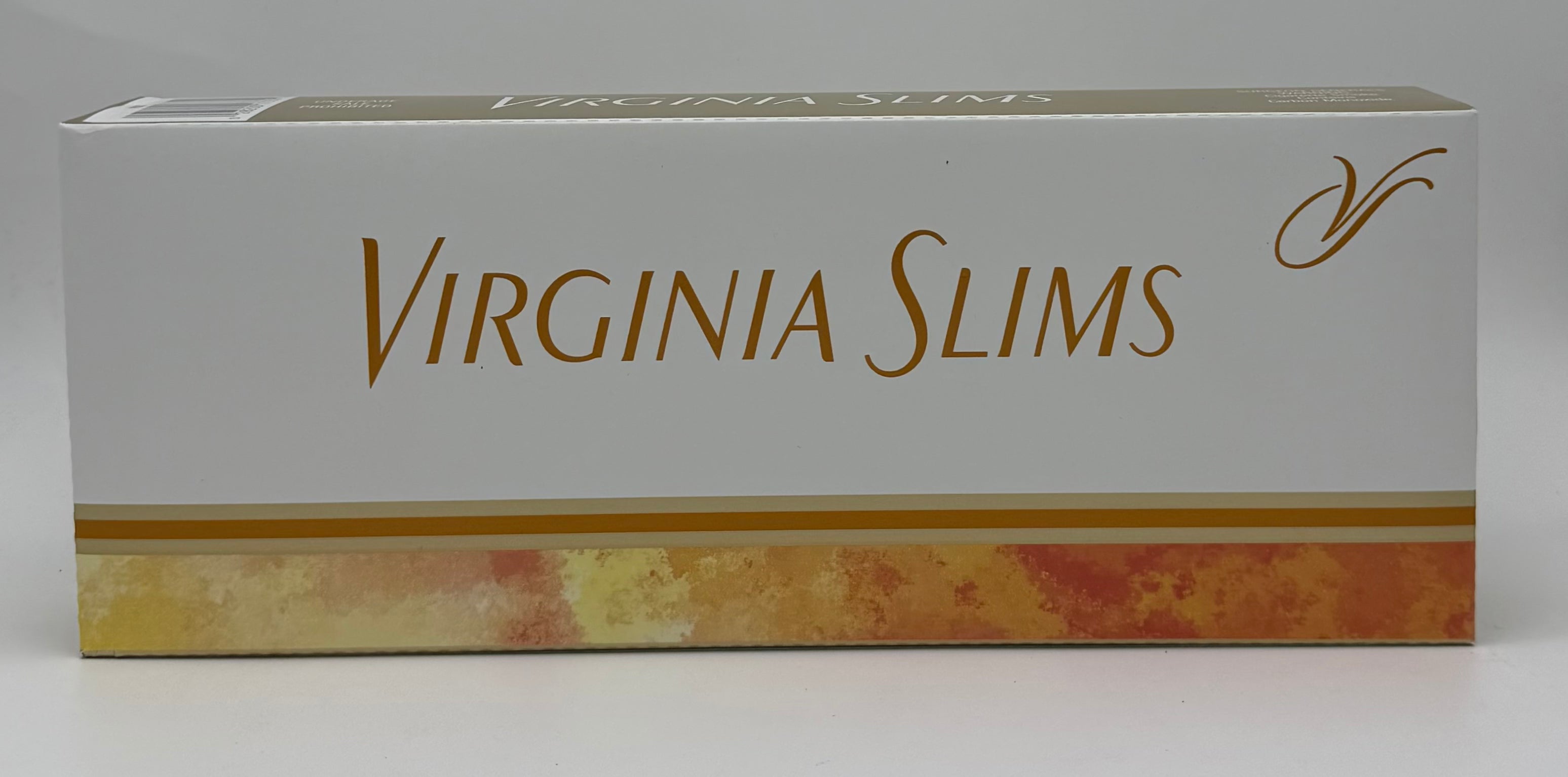 Virginia Slims Gold Pack Box Carton