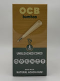 OCB Bamboo 1-1/4 Unbleached Cones 24/6pk