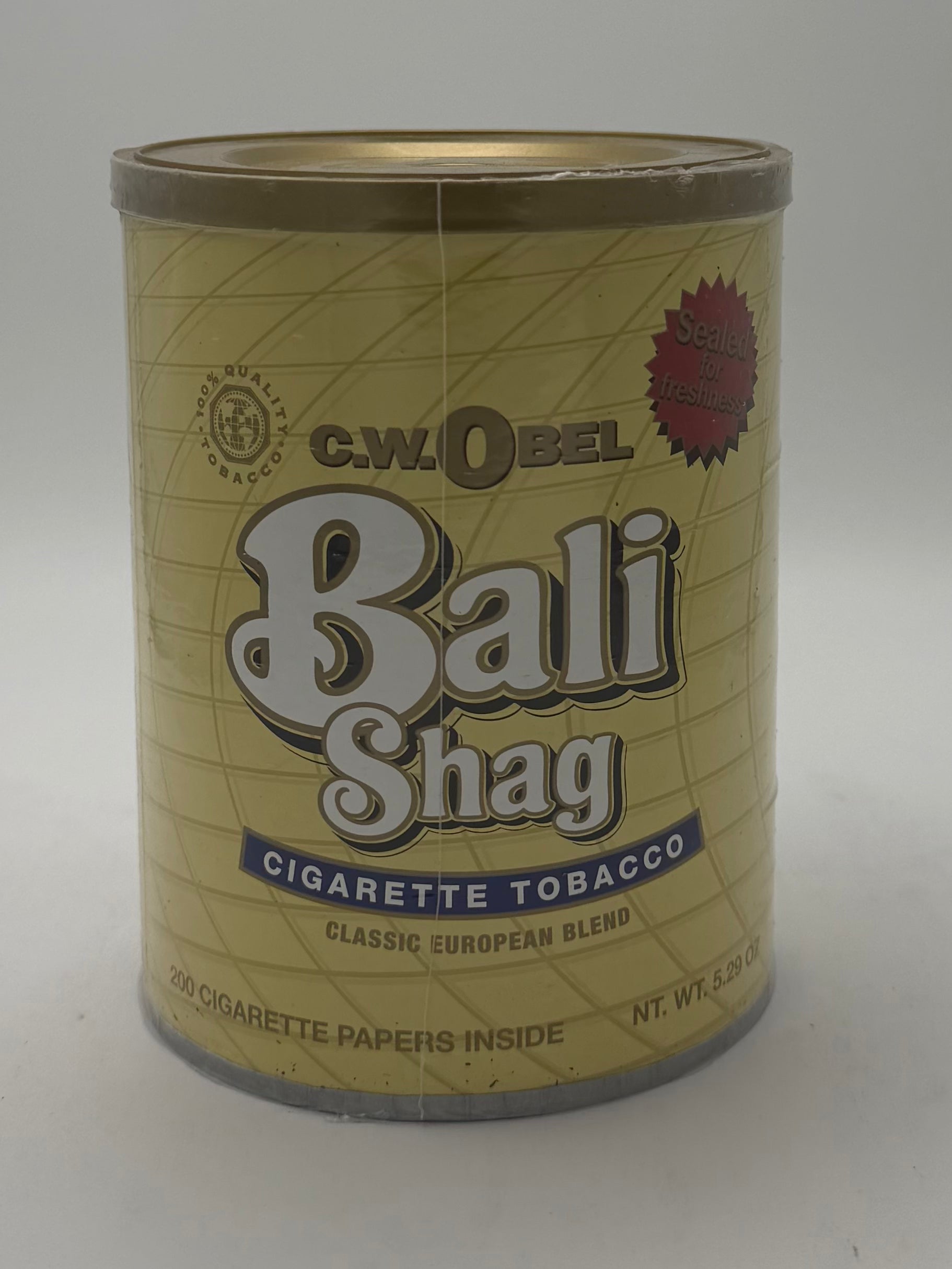 Bali Shag Cigarette Tobacco  Light Can 5.29oz
