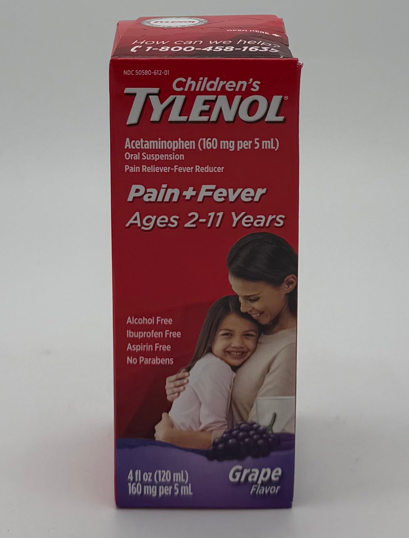 Childrens Tylenol Grape Splash Liquid 4oz