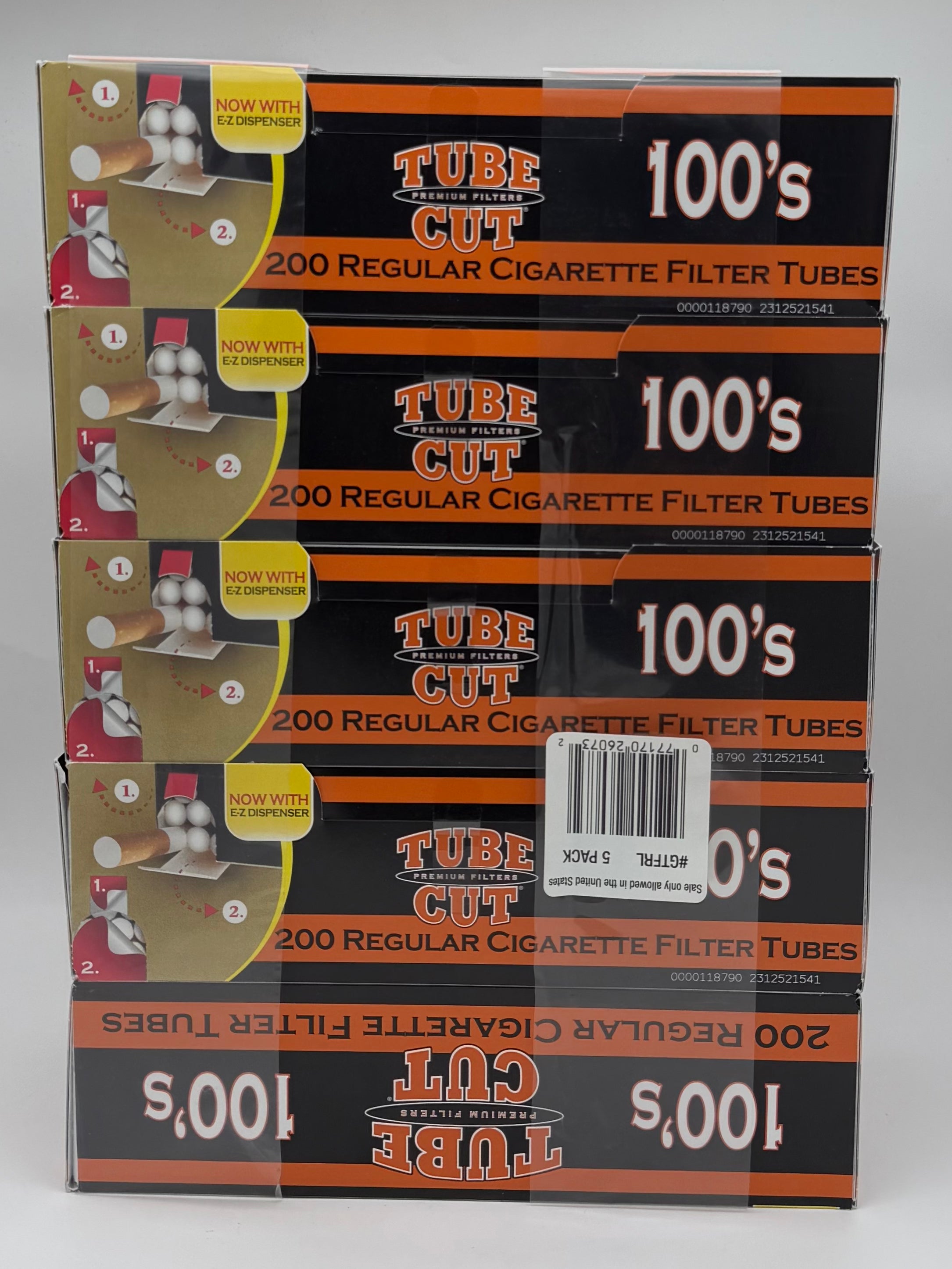 Gambler Tube Cut Cigarette Tubes Regular 100's