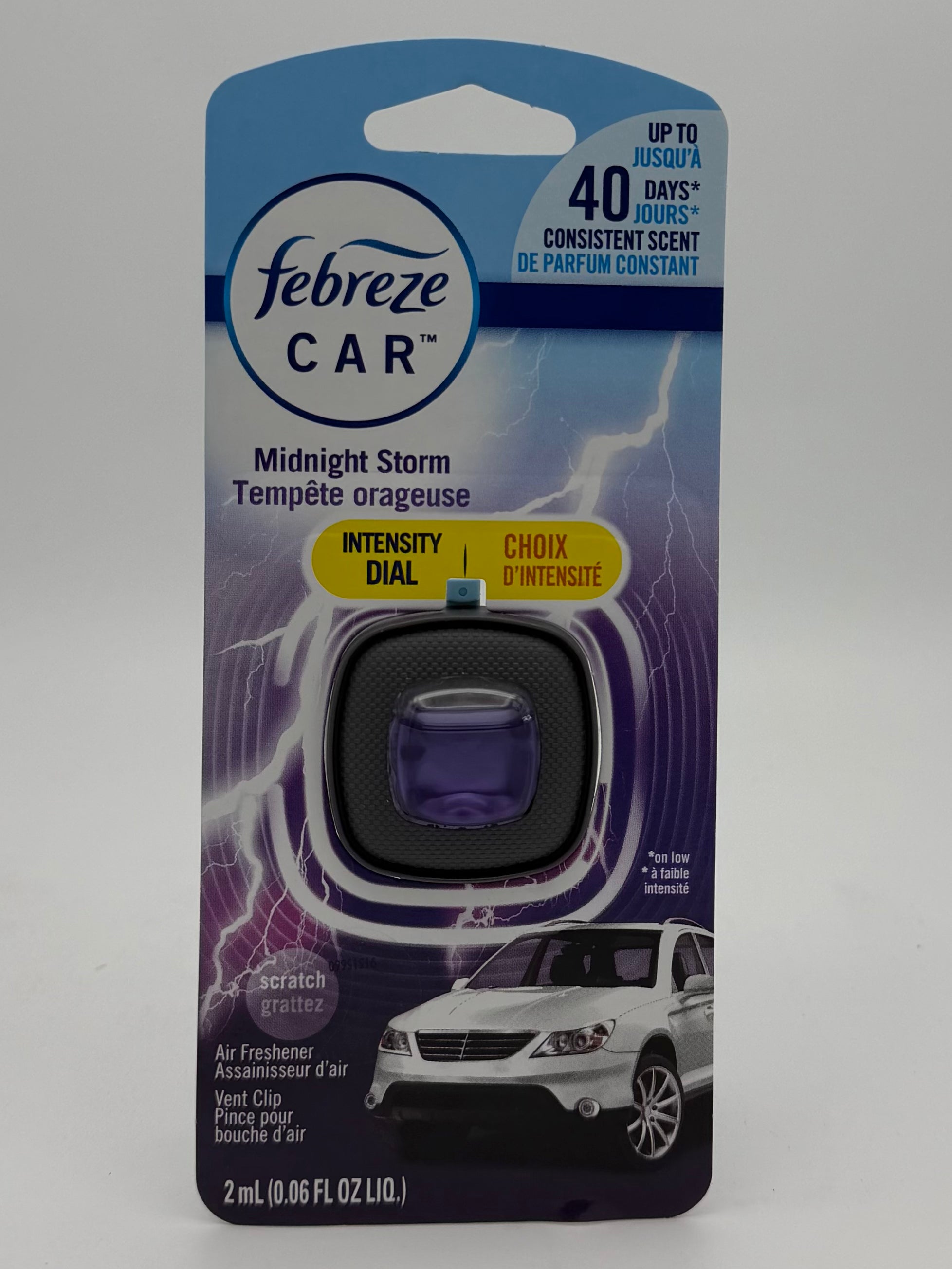 Febreze Car Vent Clip Midnight Storm 2ml (0.06oz)