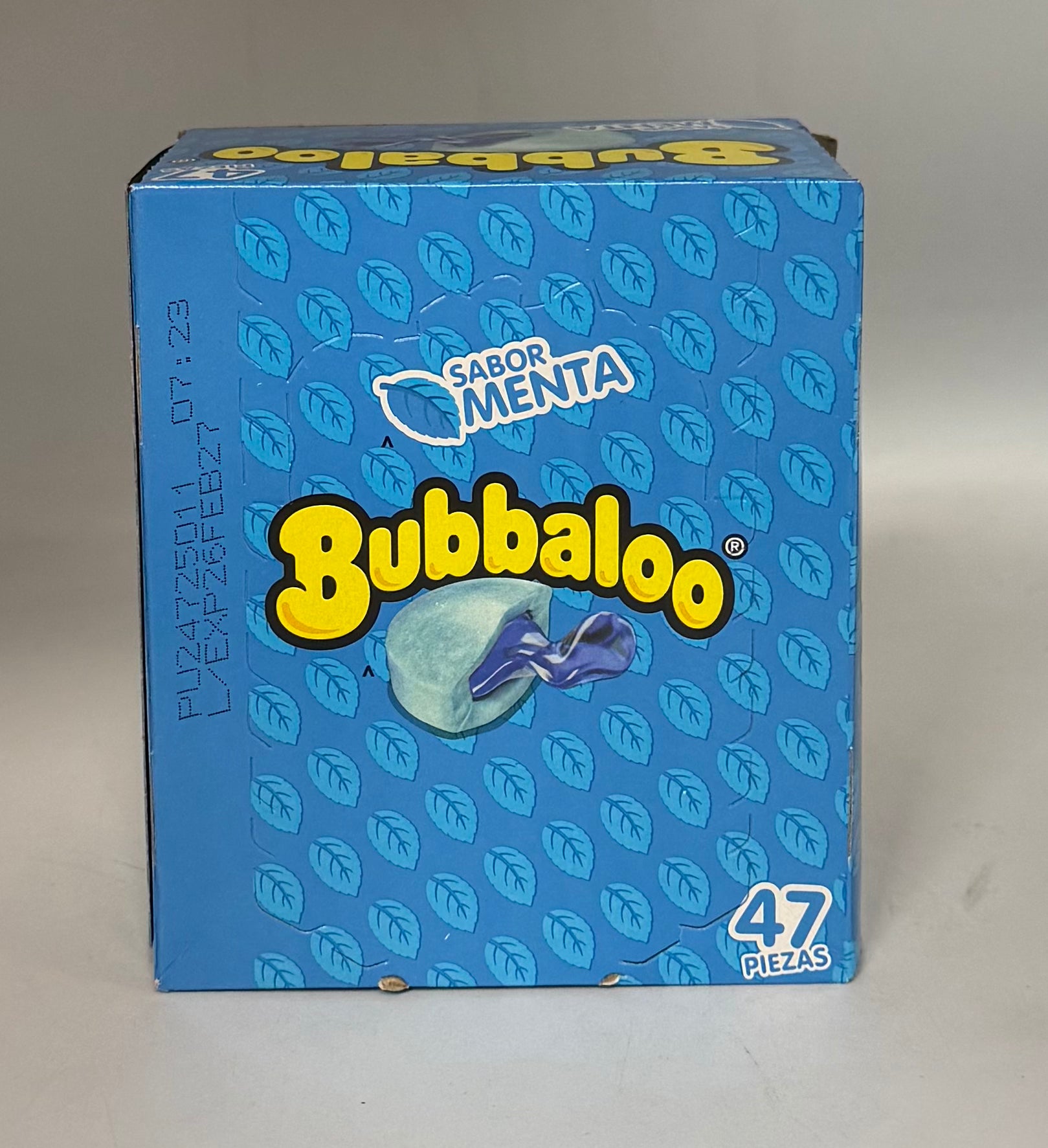 Adams Bubbaloo Gum Menta 47ct