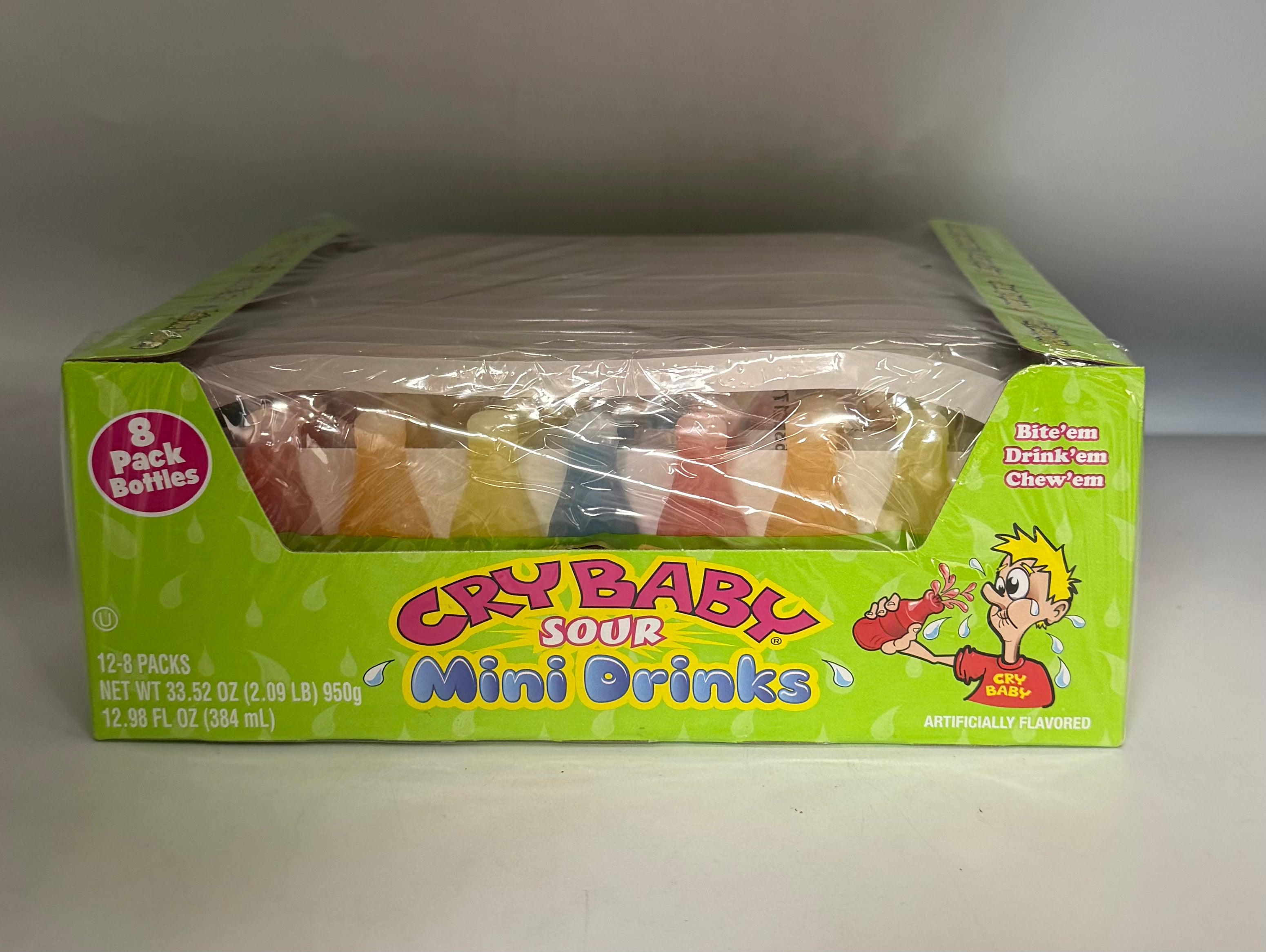 Cry Baby Sour Mini Drinks 12/8ct Bottles