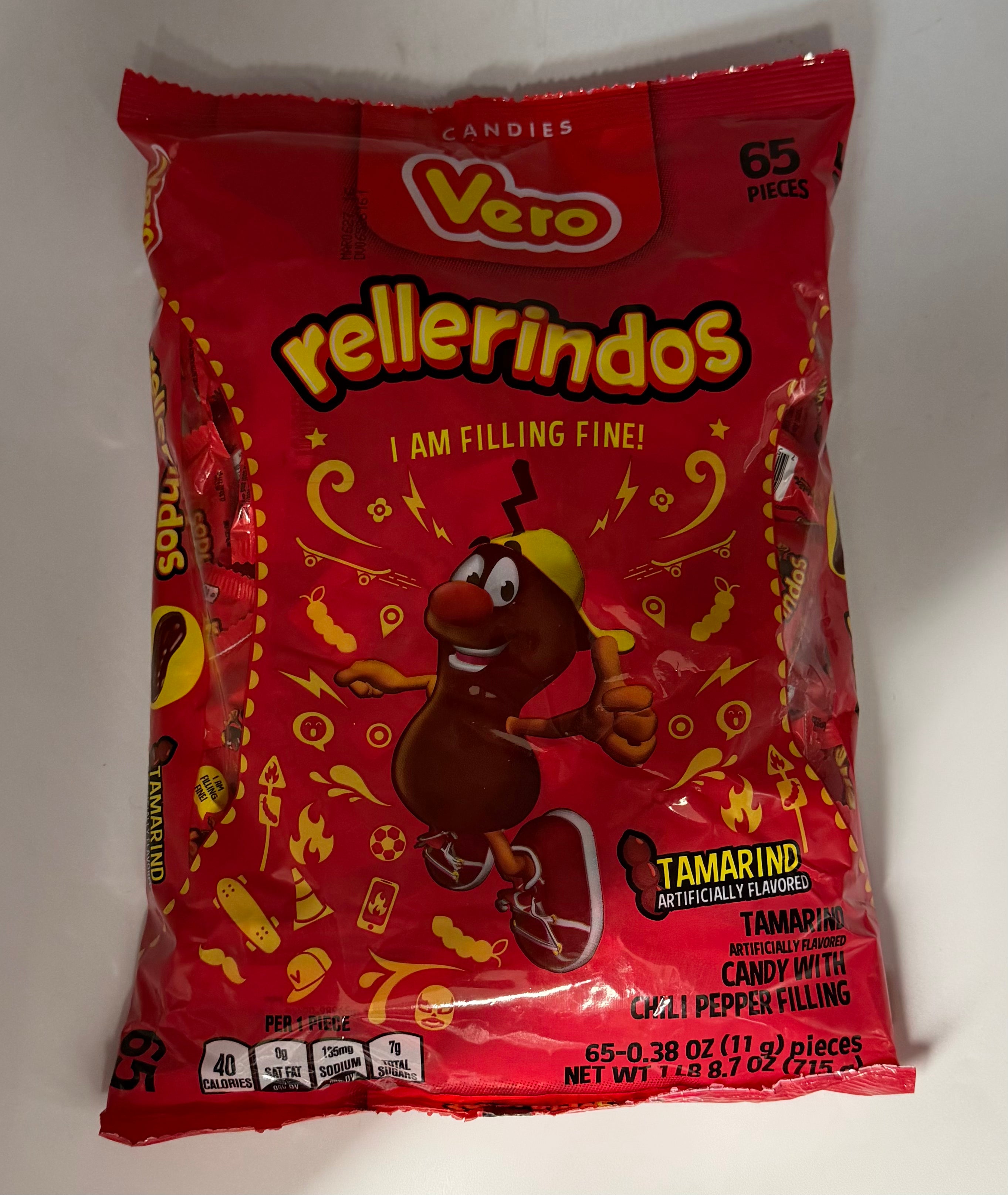 Vero Rellerindos Tamarindo 65ct  750g