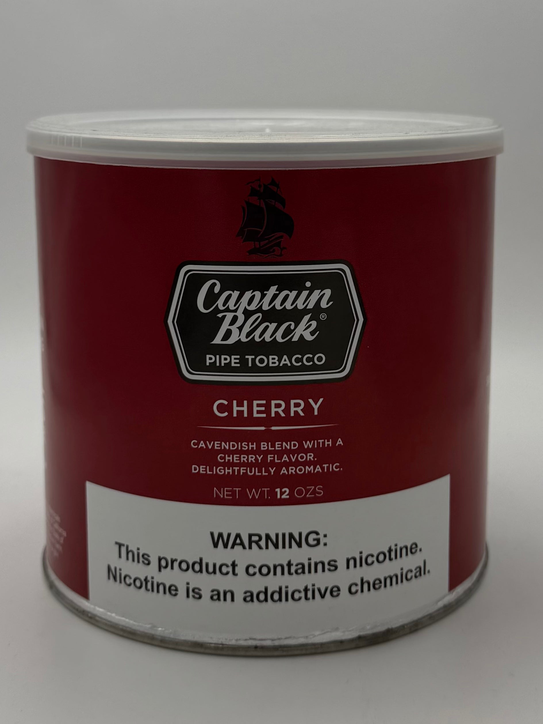 Captain Black Pipe Tobacco cherry Can 12oz