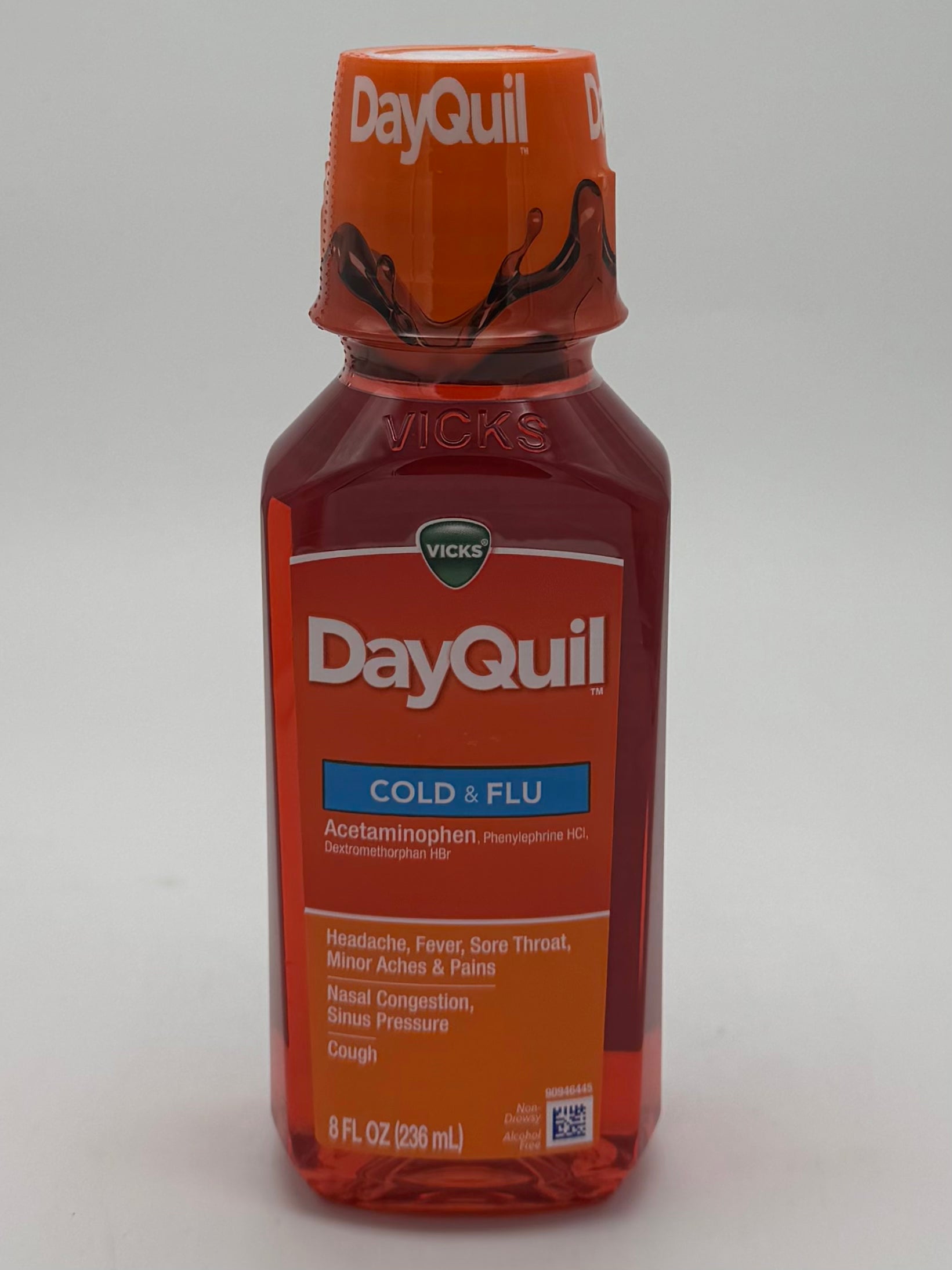 Vicks Dayquil Cold & Flu Liquid 8oz (236mL) PG