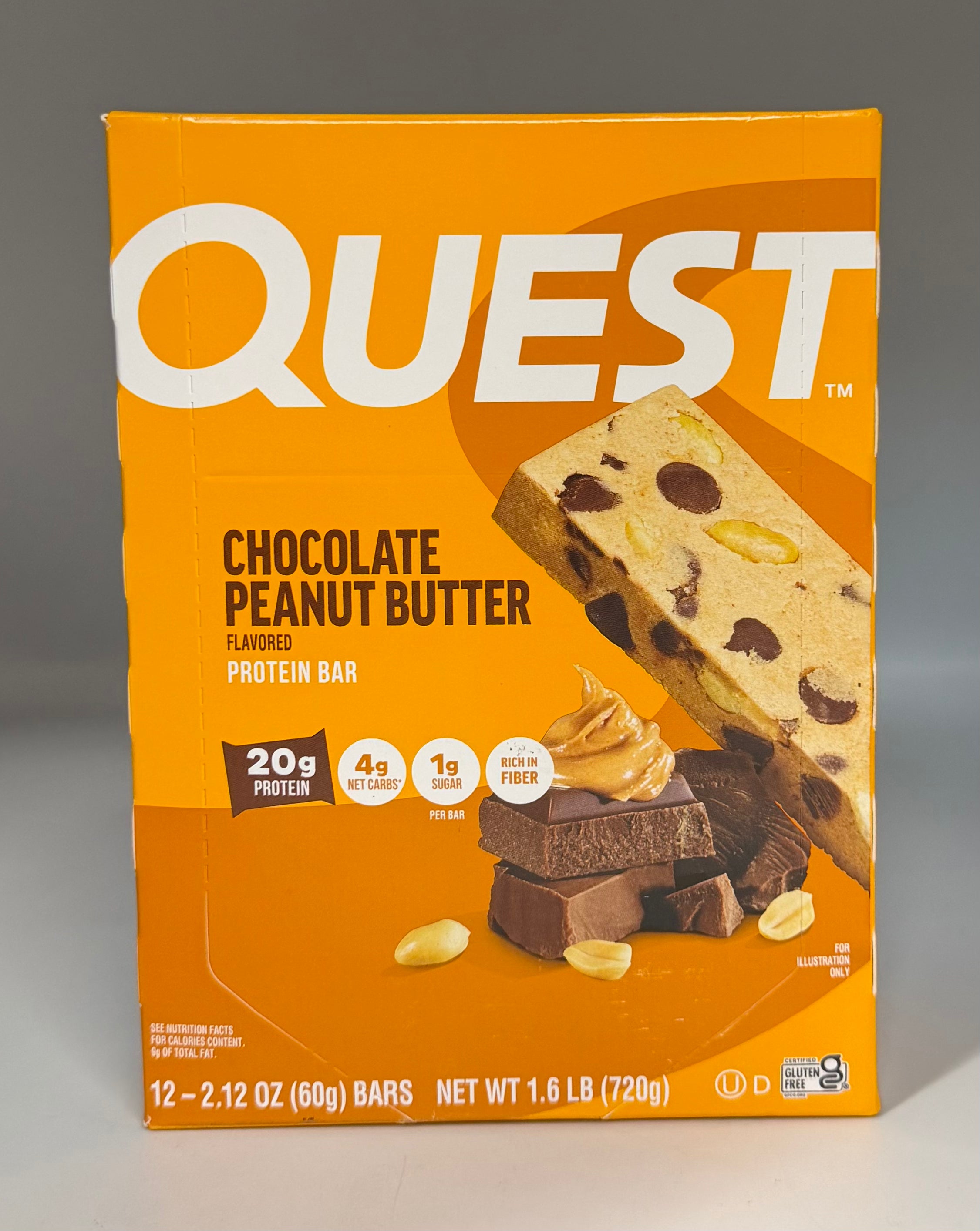 Quest Bar Chocolate  P.B 12Ct