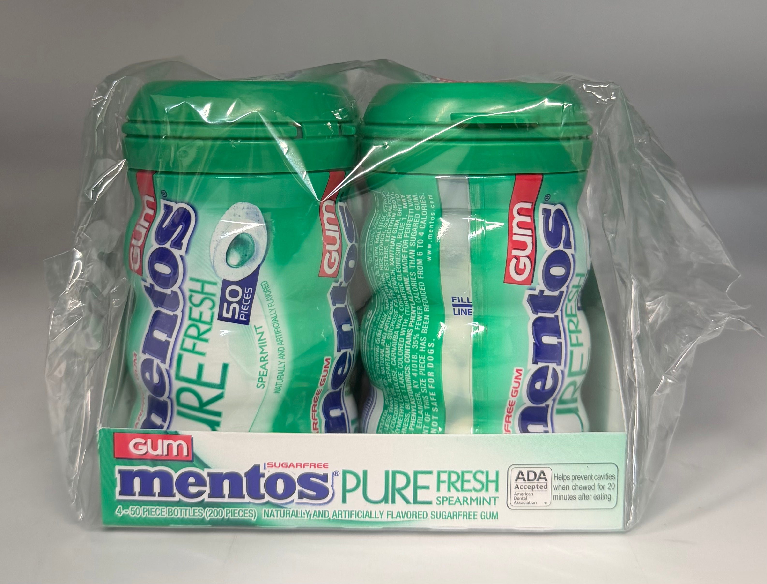 Mentos Gum Spearmint 4ct