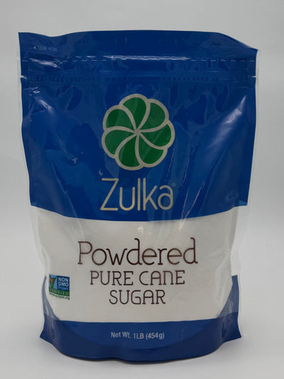Zulka Powdered Pure Cane Sugar 1lb(454g)
