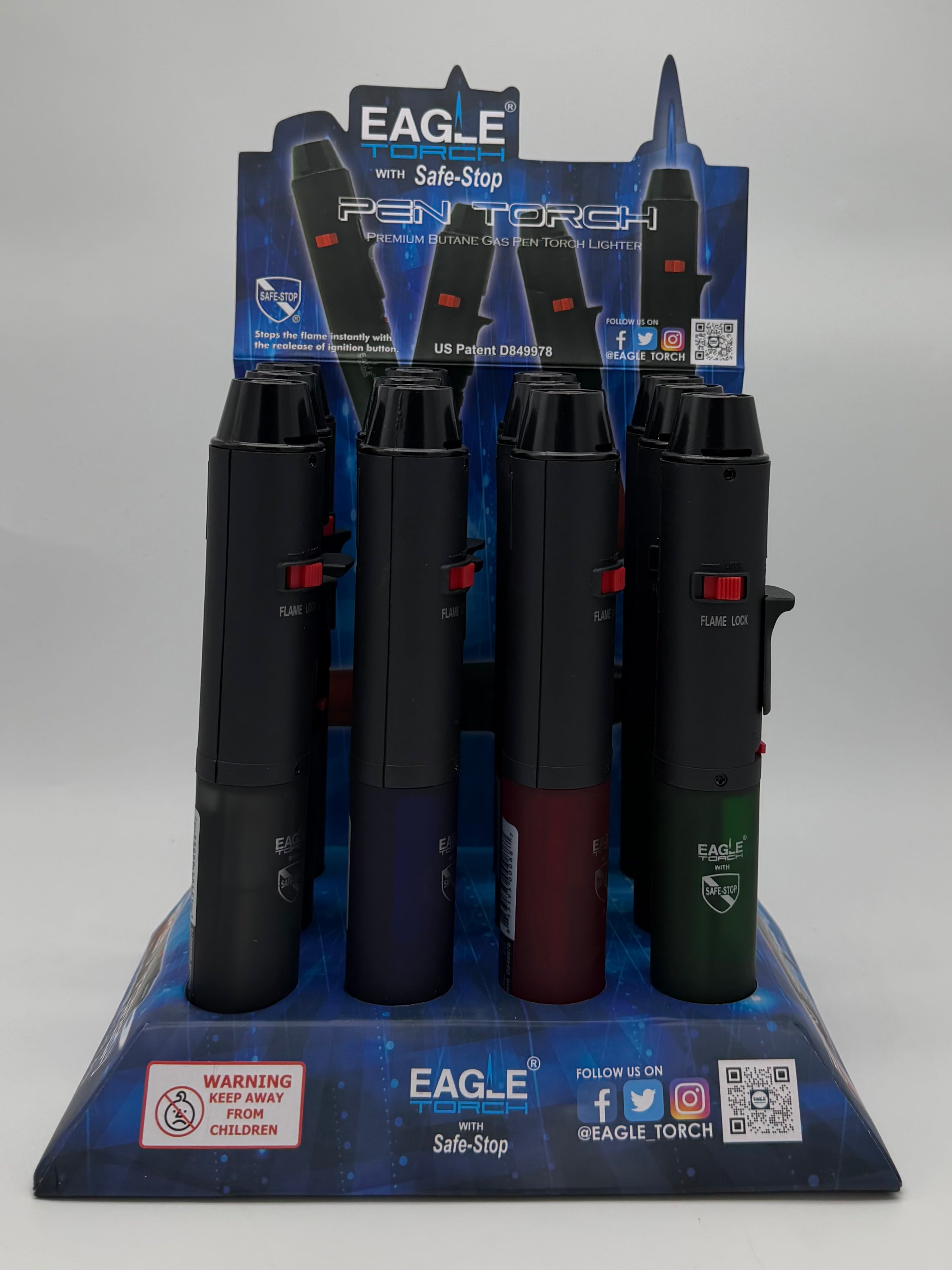 Eagle Torch Pen Lighter Colors PT132P