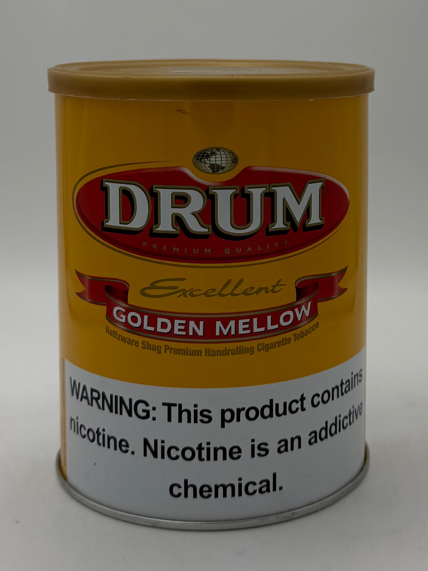 Drum Cigarette Tobacco Golden Mellow Can