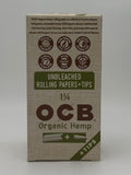 OCB Organic Unbleached 1-1/4 Paper + Tip 24ct
