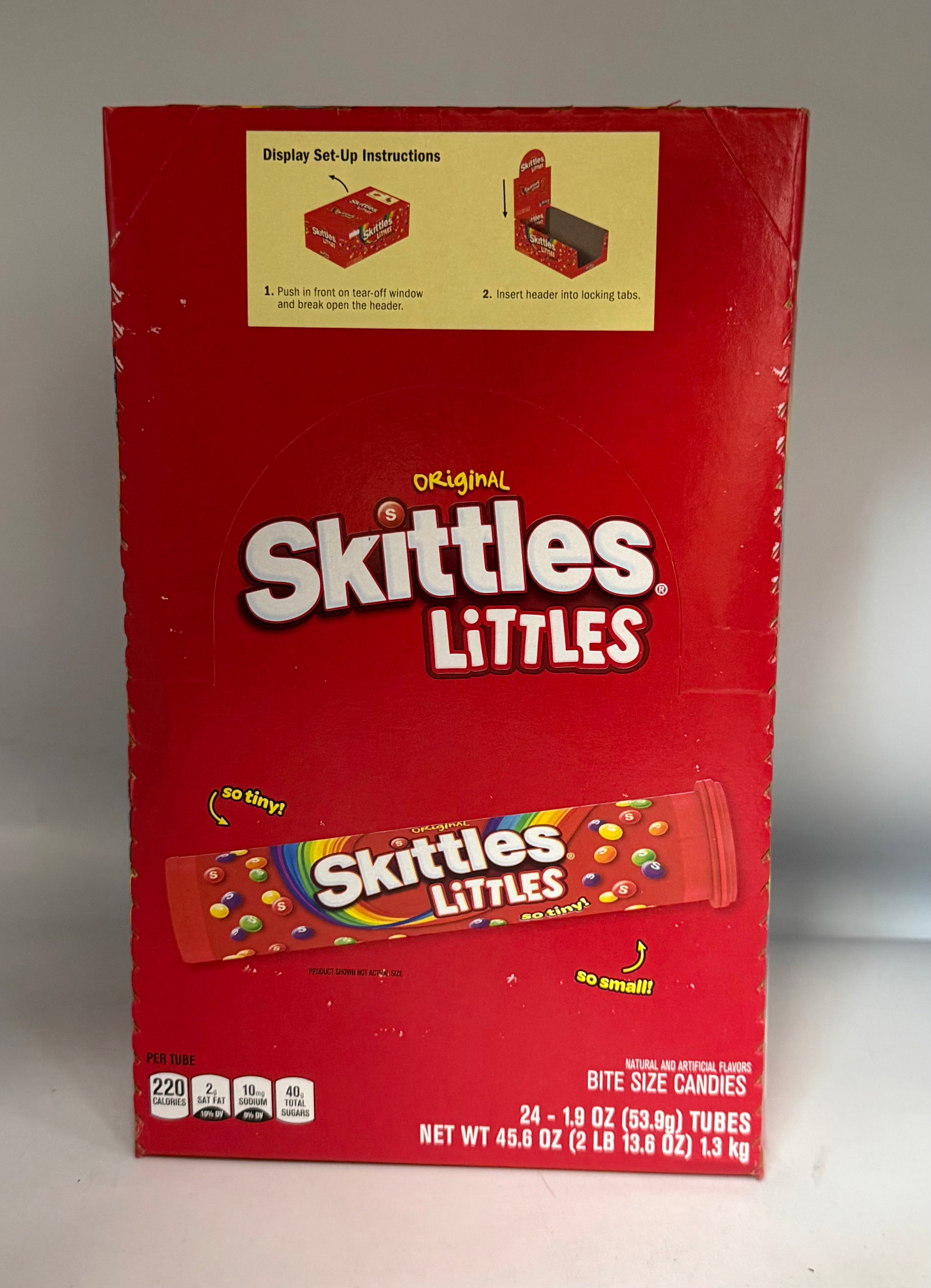 Skittles Original Littles Tubes 24ct