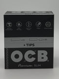 OCB Slim Premium Paper+Tips 24ct