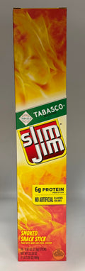 Slim Jim Giant Tabasco 24ct/.97oz