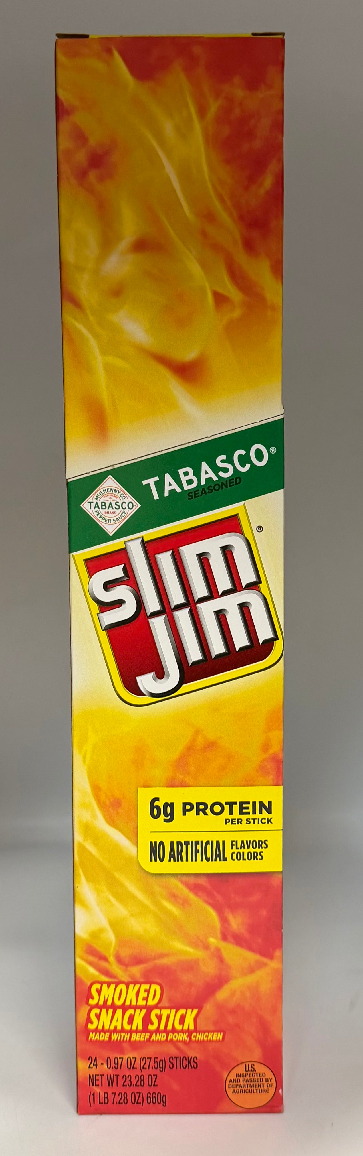 Slim Jim Giant Tabasco 24ct/.97oz