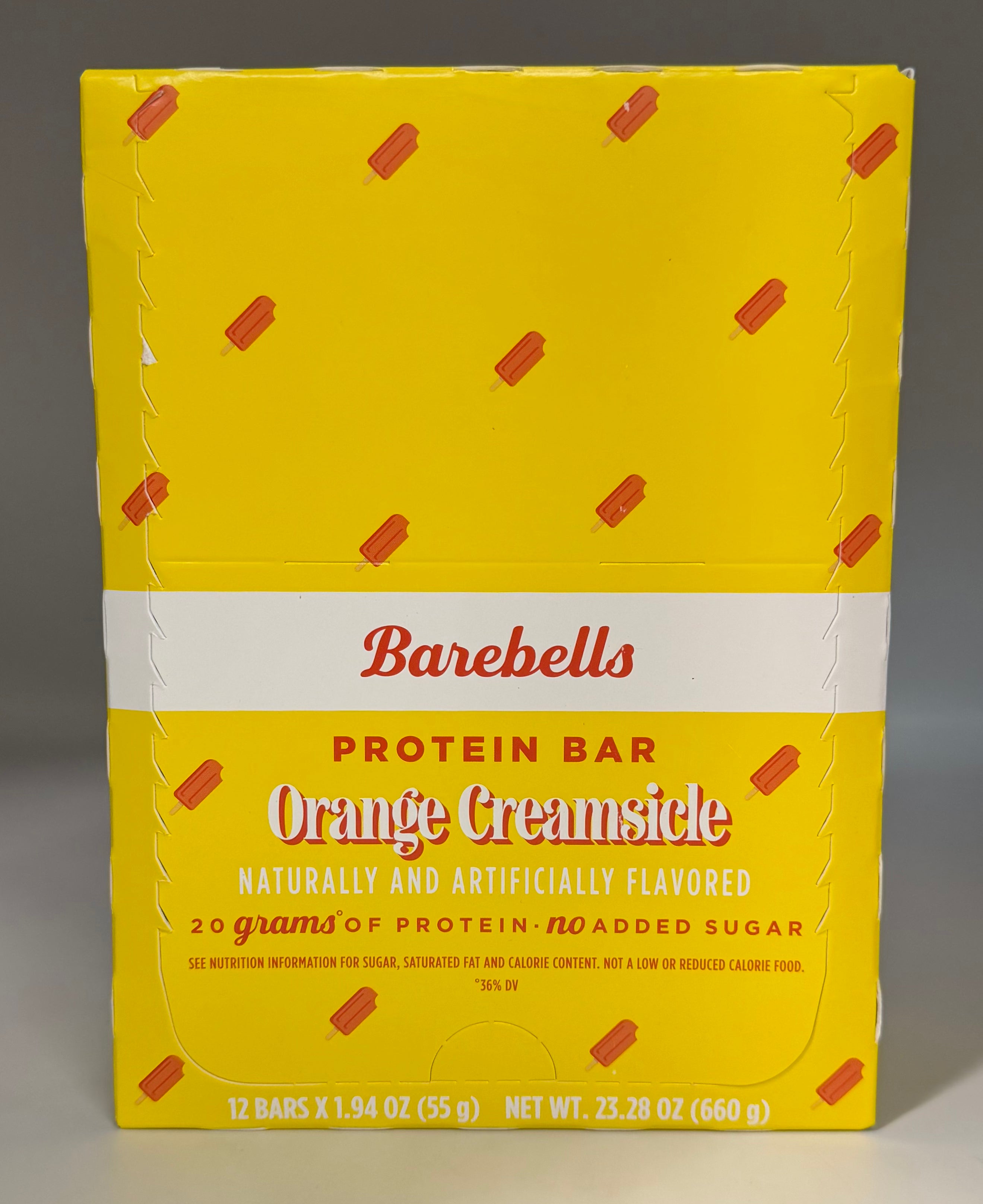 Barebells Protein Bar Orange Creamsicle 12ct