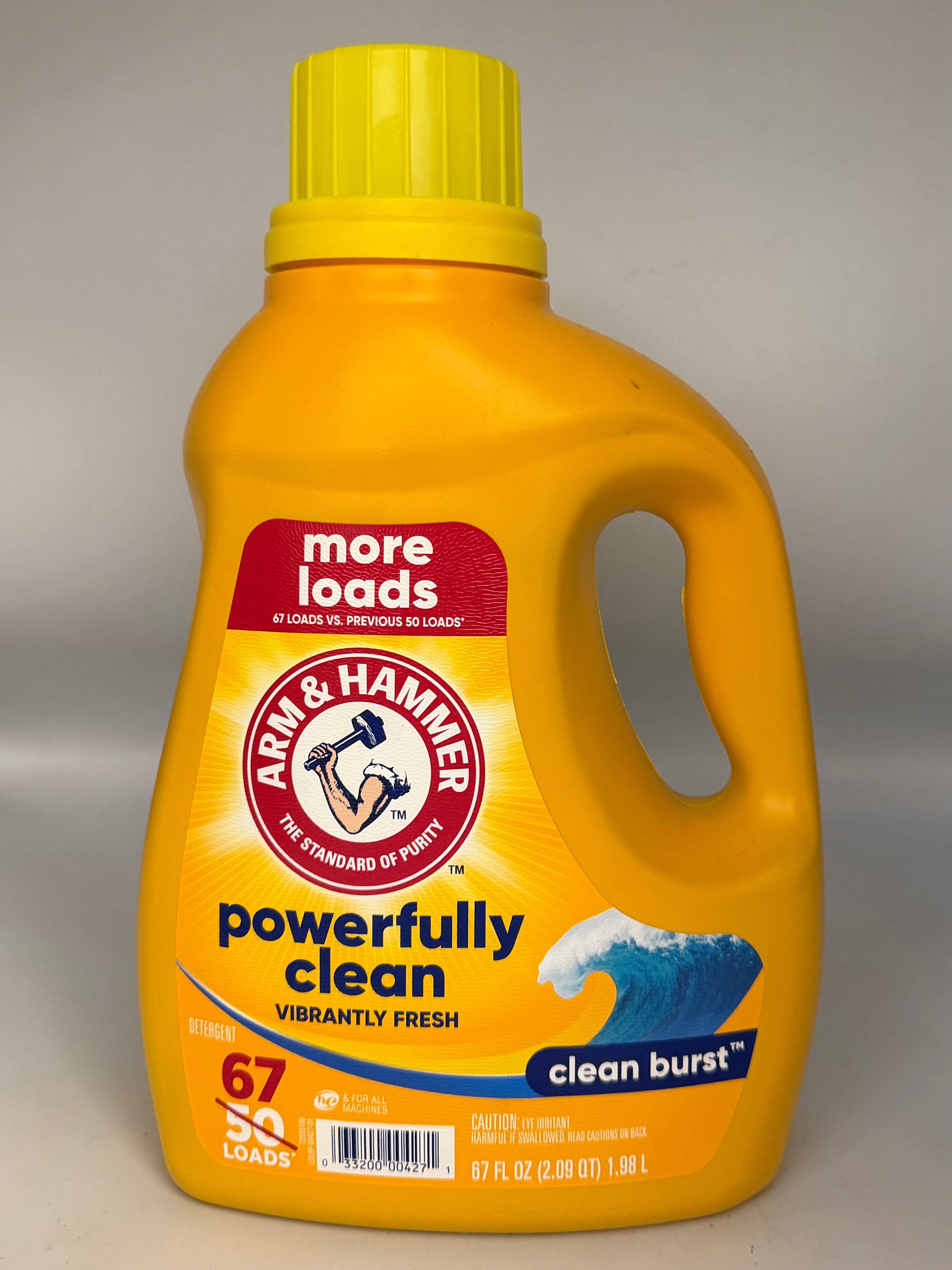 Arm & Hammer Detergent 67 Loads Clean Burst 67oz