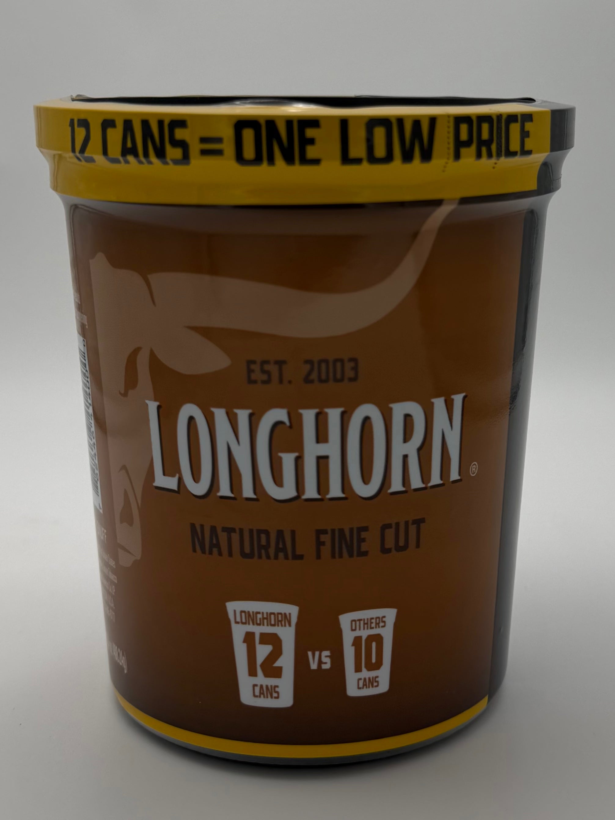 Longhorn Fine Cut Natural Can 14.4oz