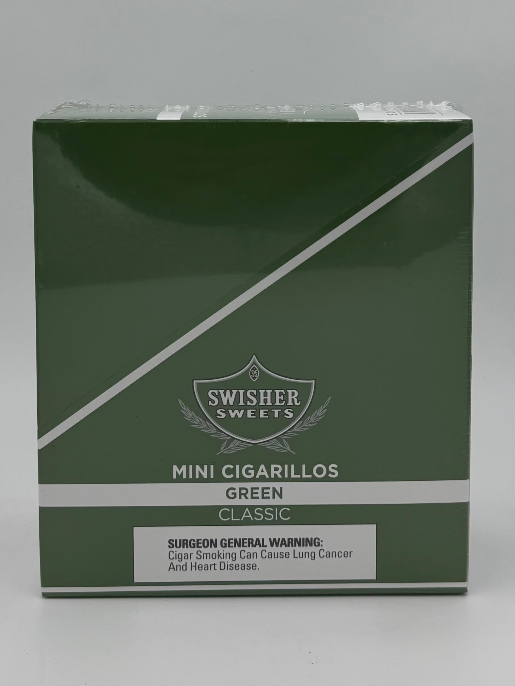 Swisher 3 Mini Cigarill Cigars Green Sweets 15/3po