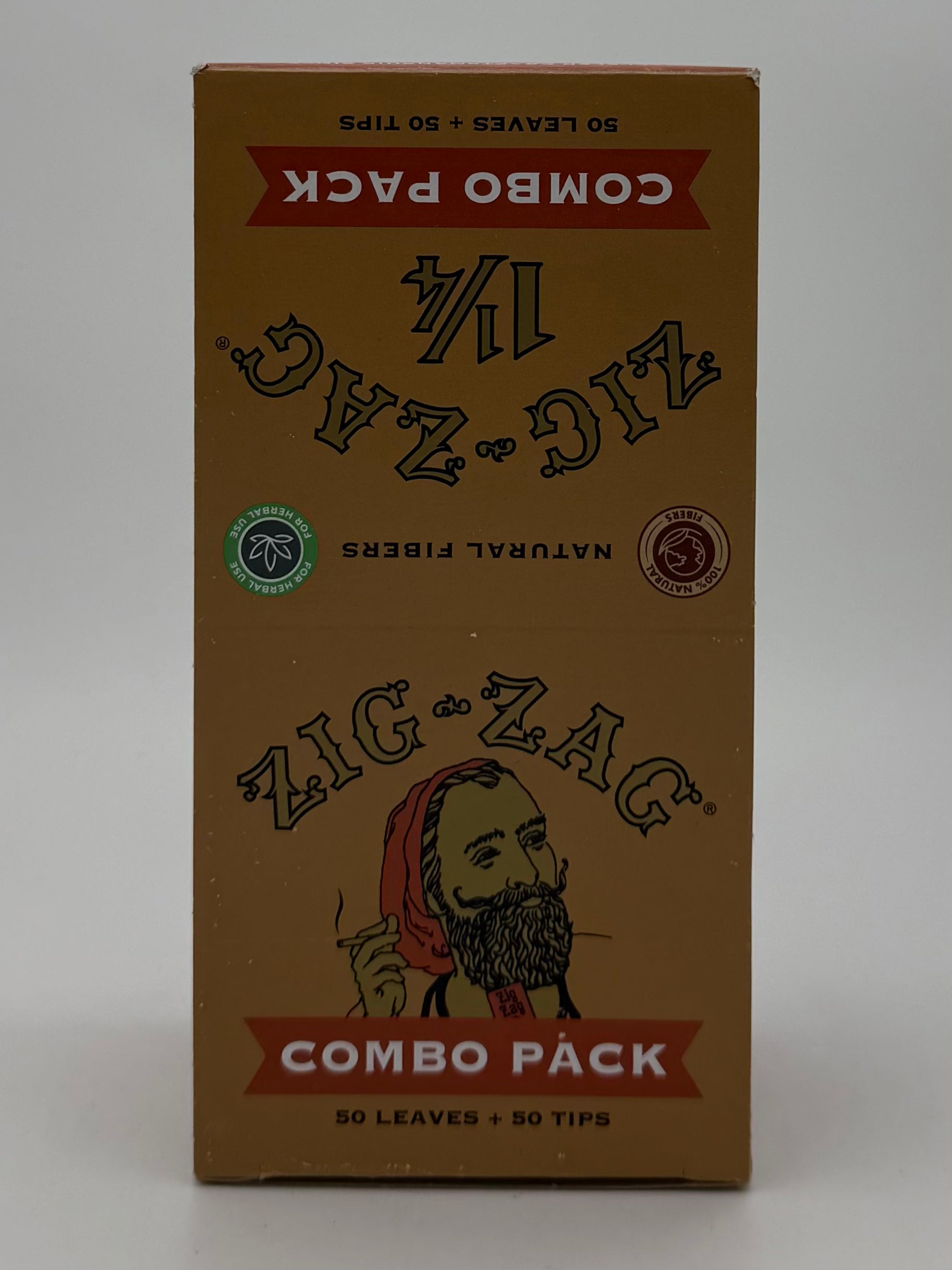 Zig Zag 1 1/4 Unbleached Combo Leaves and Tip 24ct