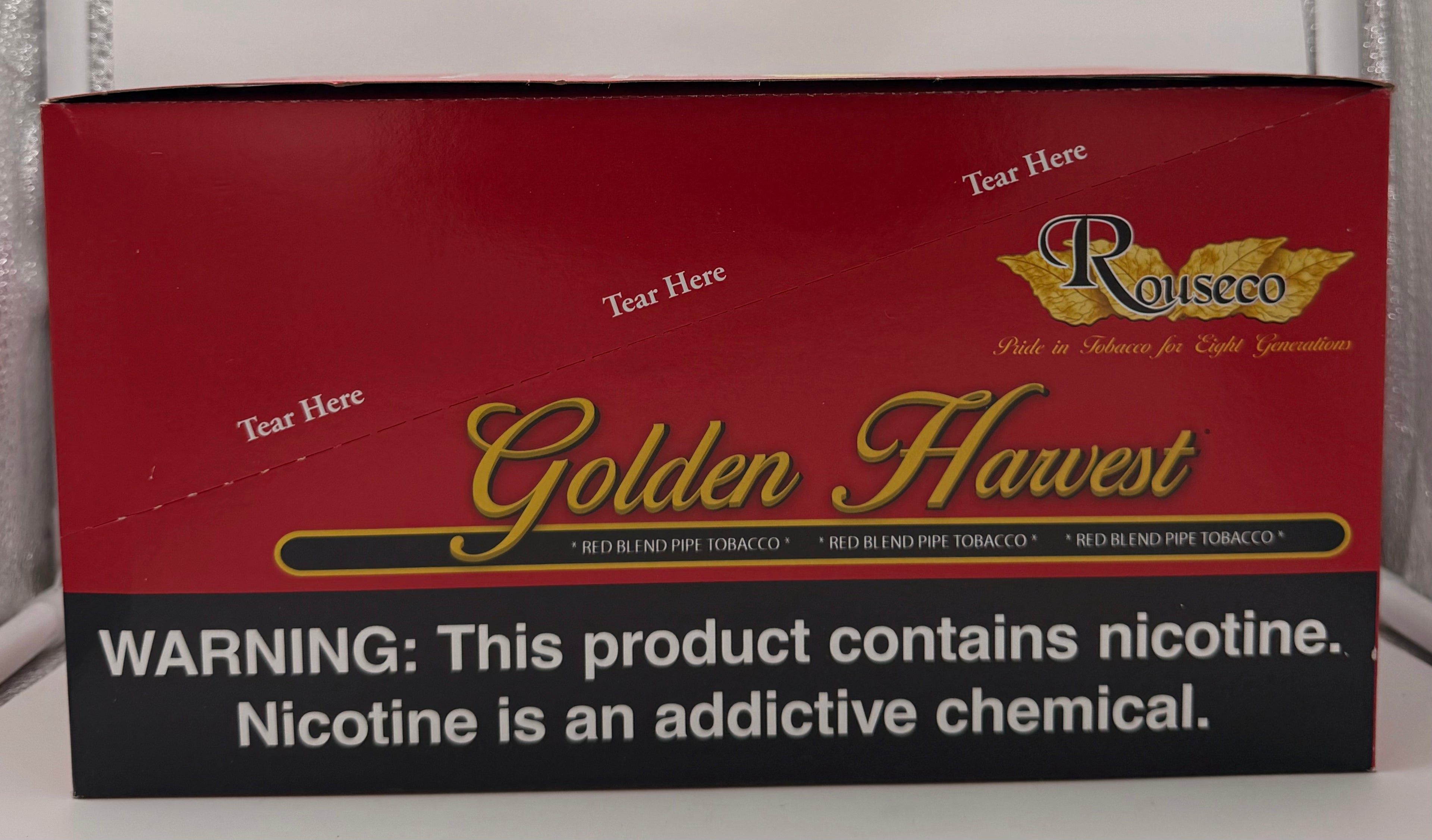 Golden Harvest Robust Pipe Tobacco Pouch 12/1oz