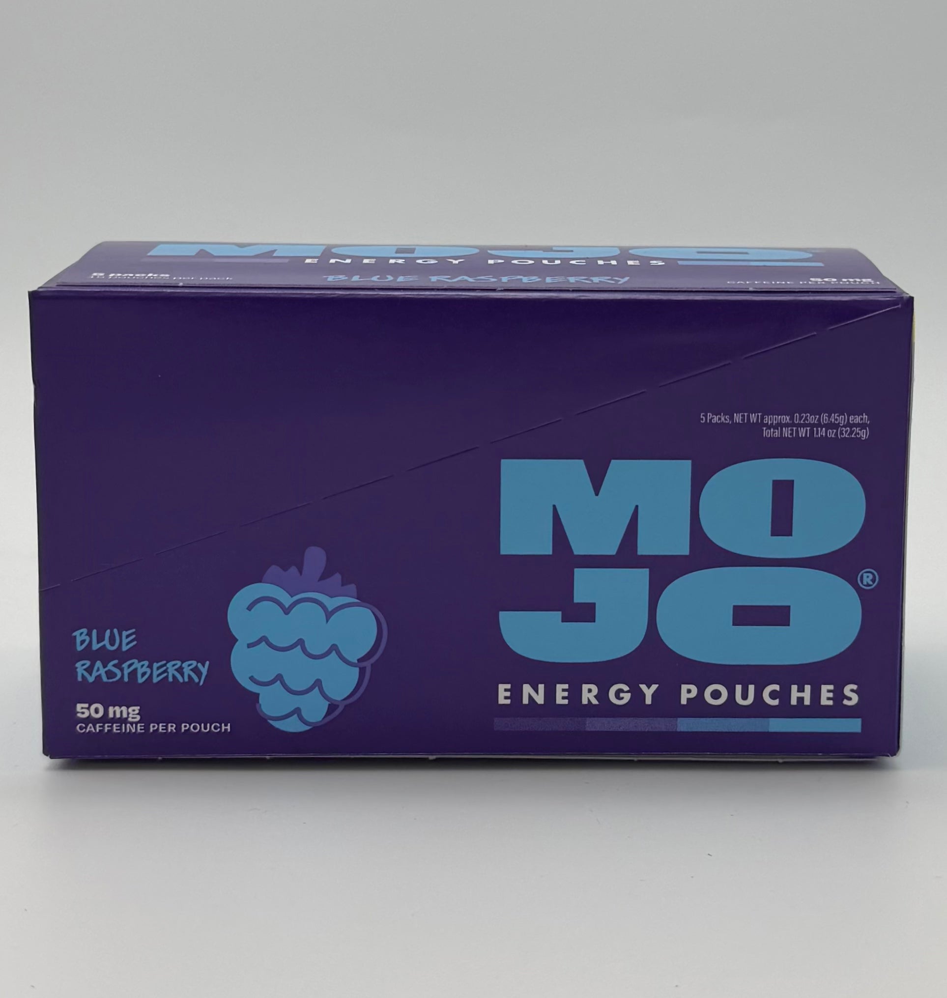 Mojo Energy Pouches Blue Raspber 50mg Caffeine 5ct