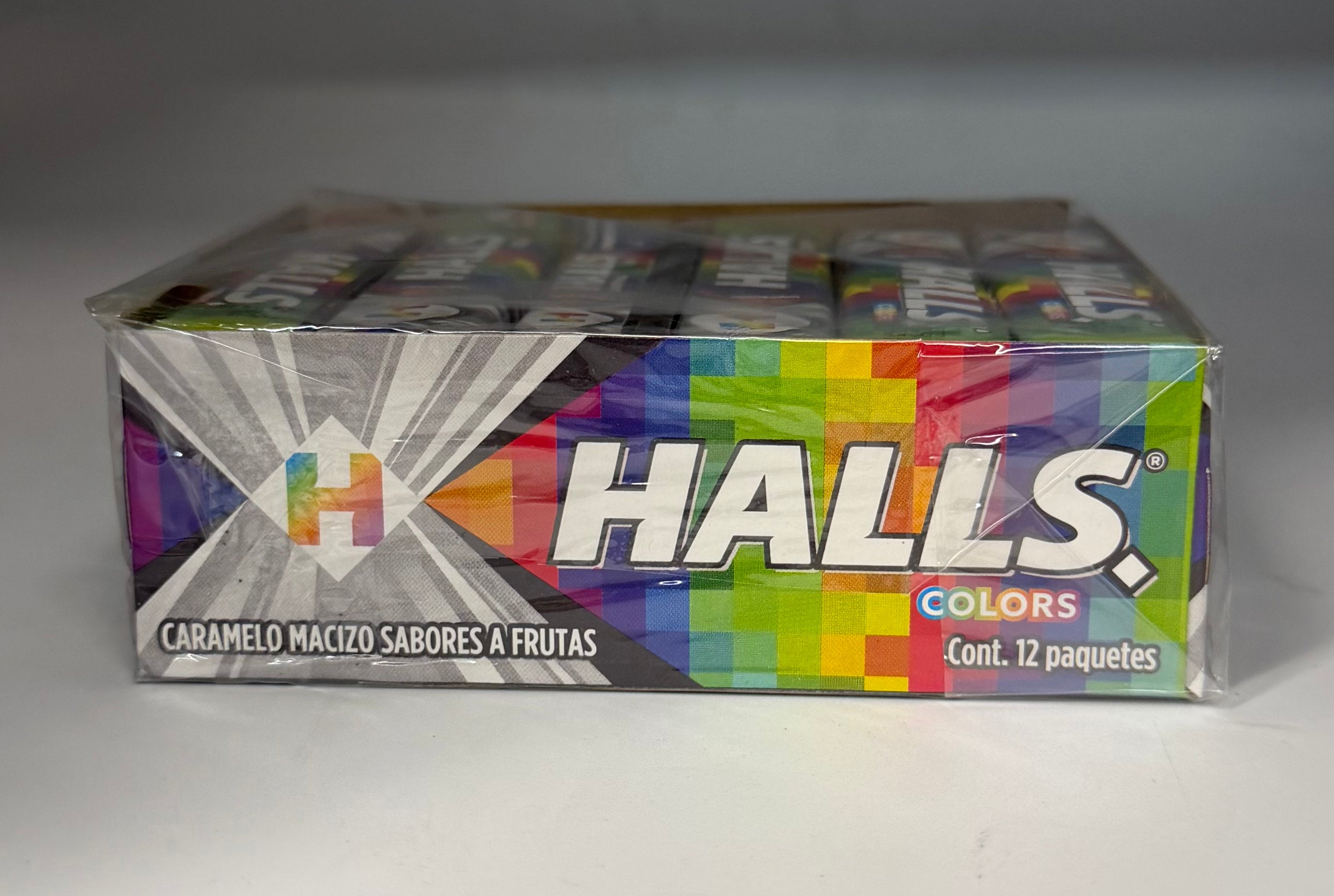 Halls (Import) Colors Sabores Frutales 12ct
