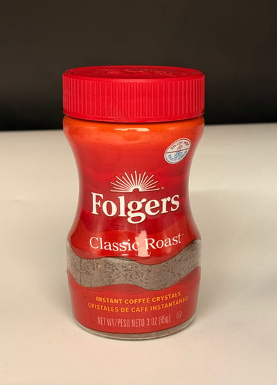 Folgers Classic Roast 3oz Instant Coffee Crystals