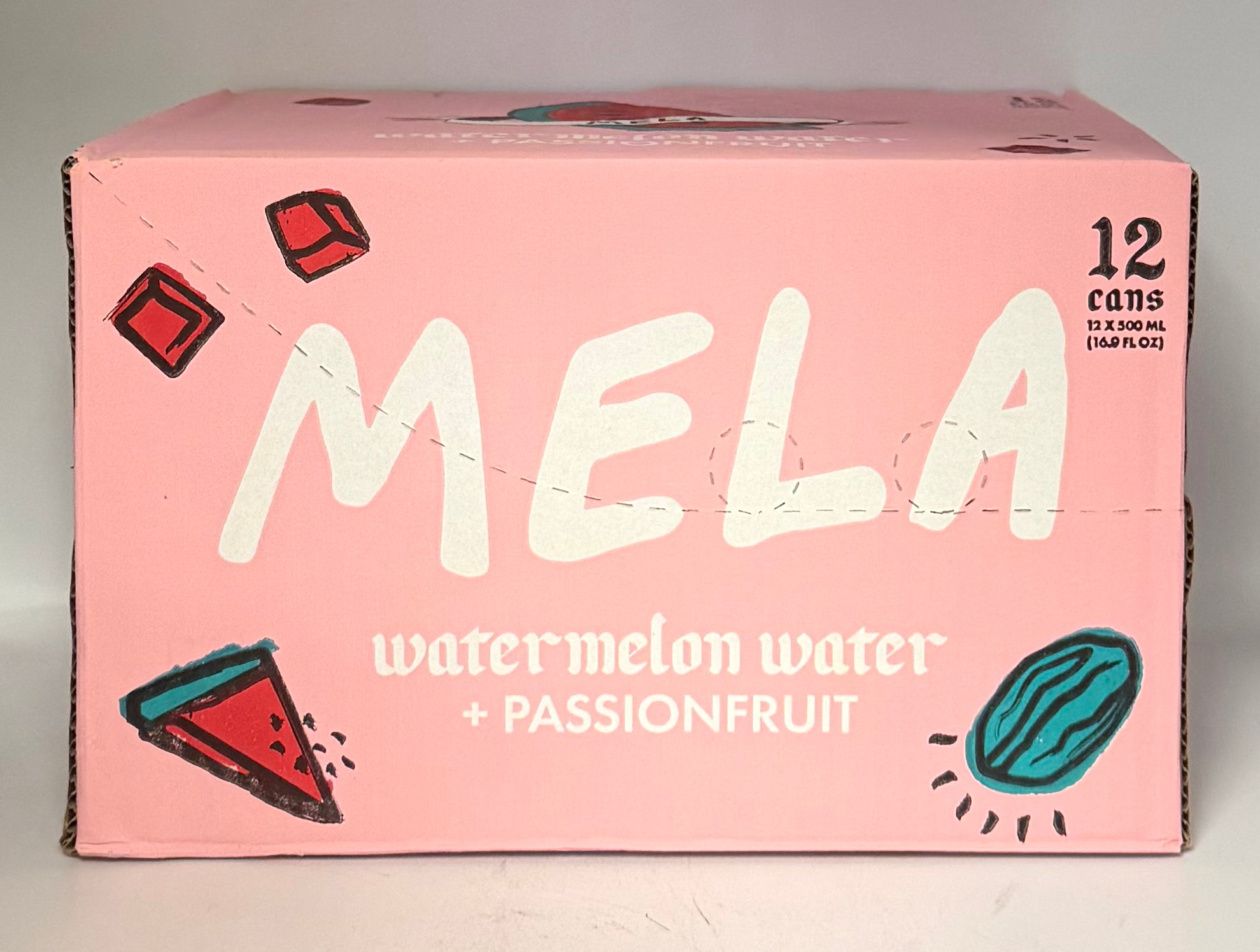 Mela Watermelon Water +Passionfruit 12/16.9oz
