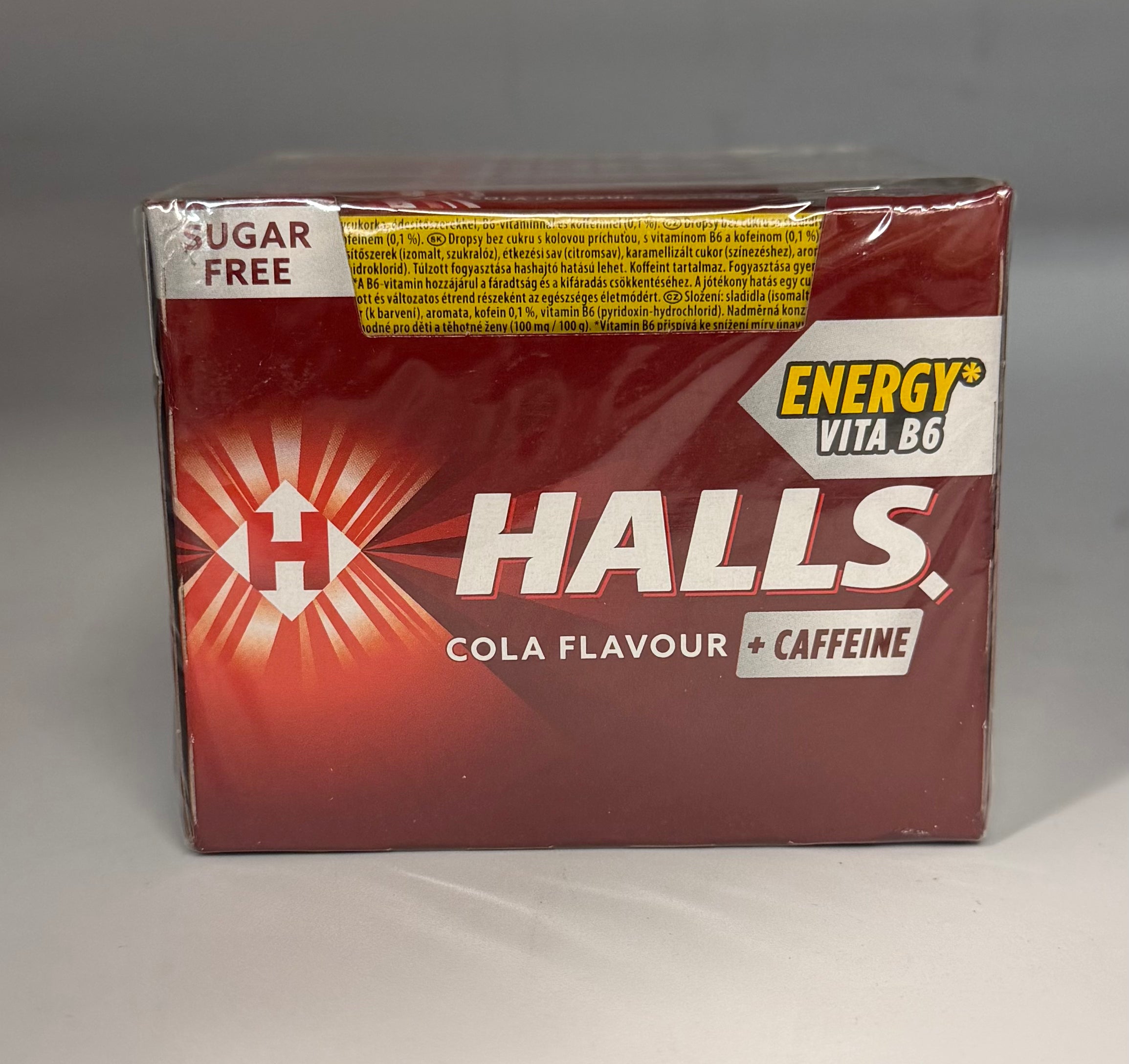 Halls (USA) Sugar Free Cola Caffeine 20/32g