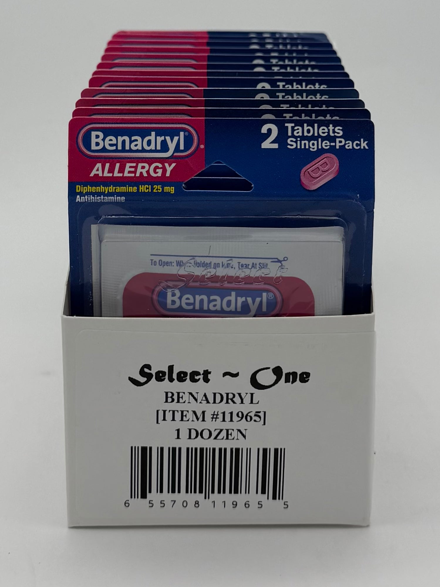 SelectOne Benadryl 12/1pk