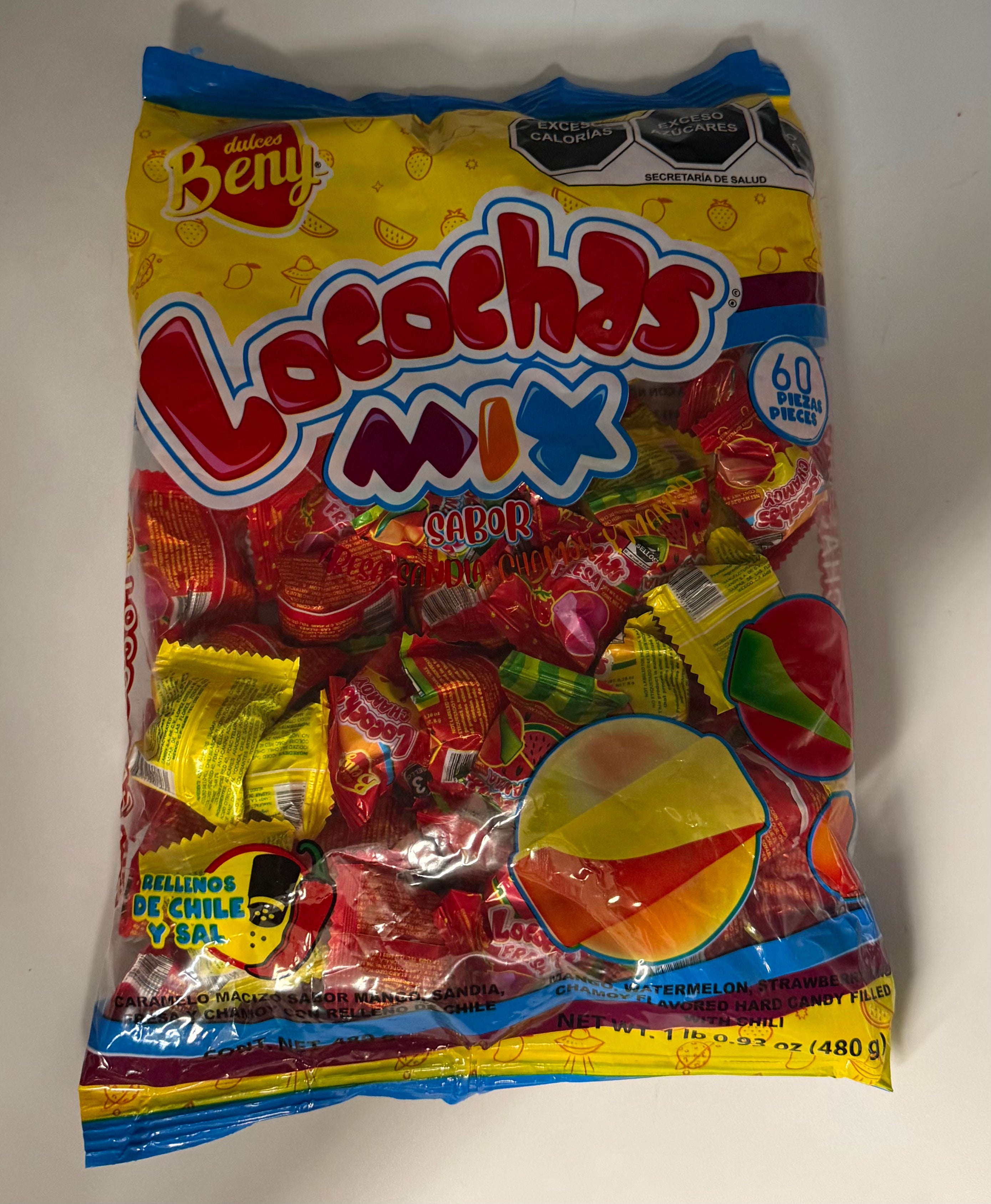 Beny Locochas Mix 60ct Net Wt 1lbs 3.04z (540gr)