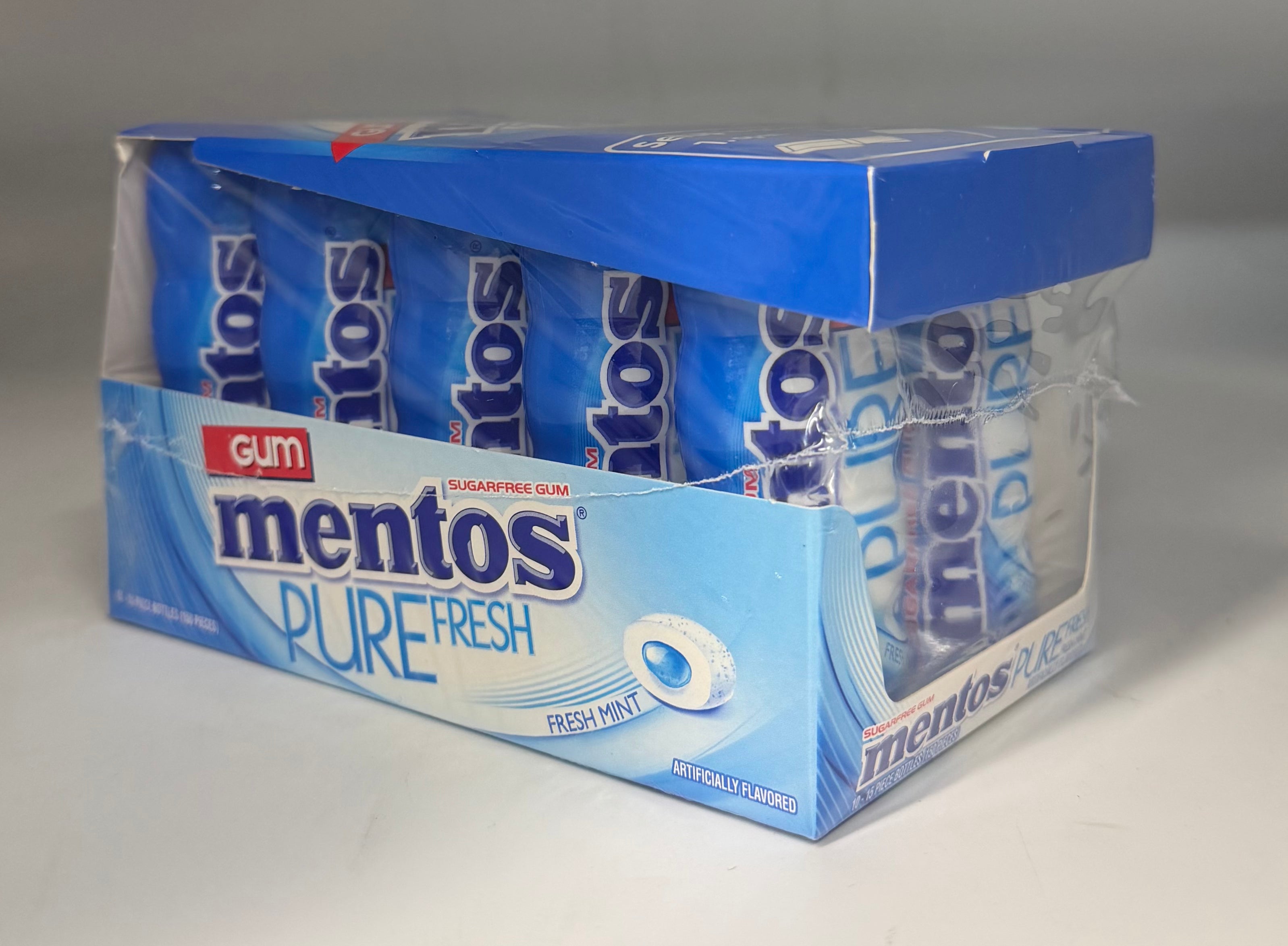 Mentos Pure Sugarfree Gum Fresh Mint 10/15ct