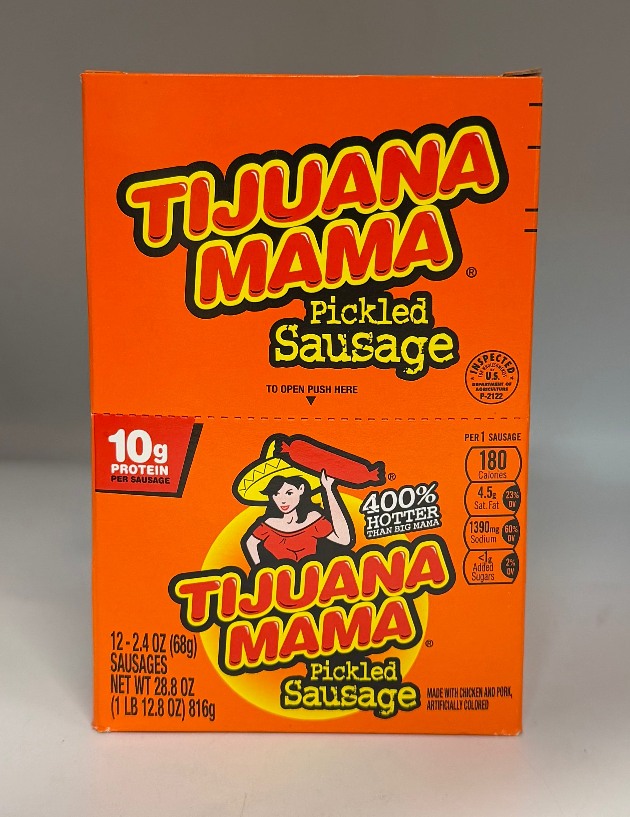 Tijuana Mama Pickled Sausage 12ct/2.4oz