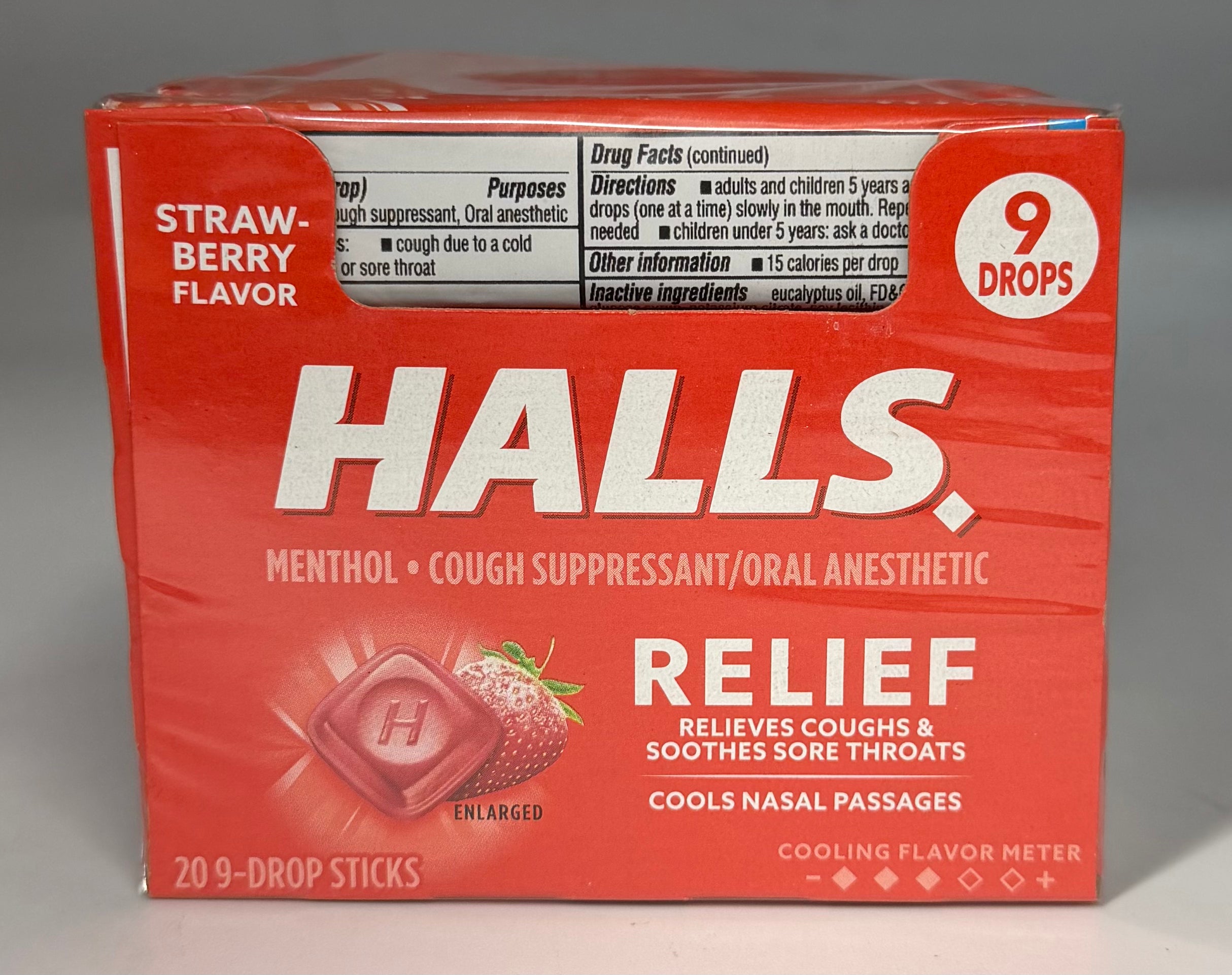 Halls (USA) Strawberry Triple Soothing Action 20/9