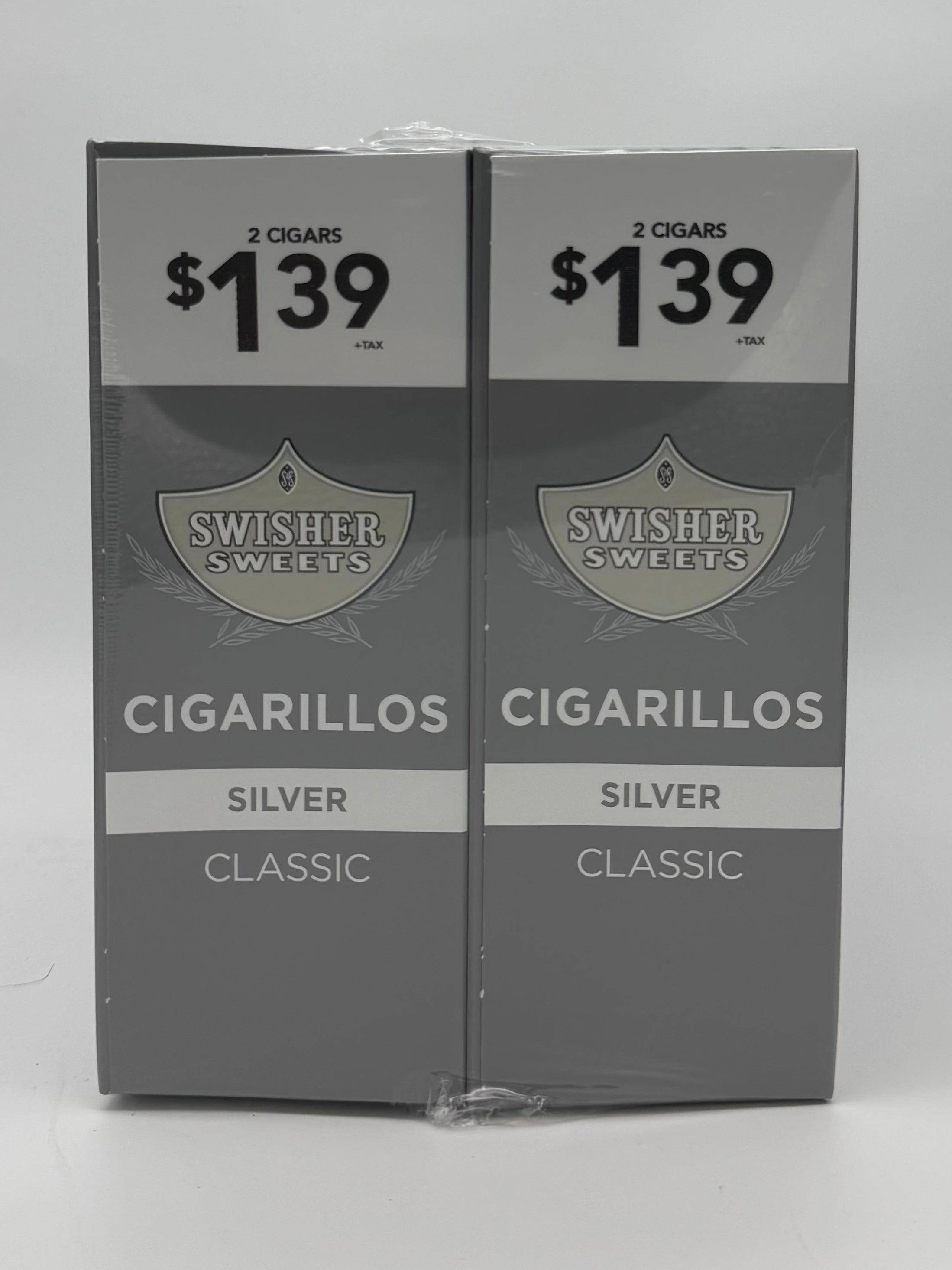 Swisher 2for$1.39 Cigarillos Silver Classic 30/2pk