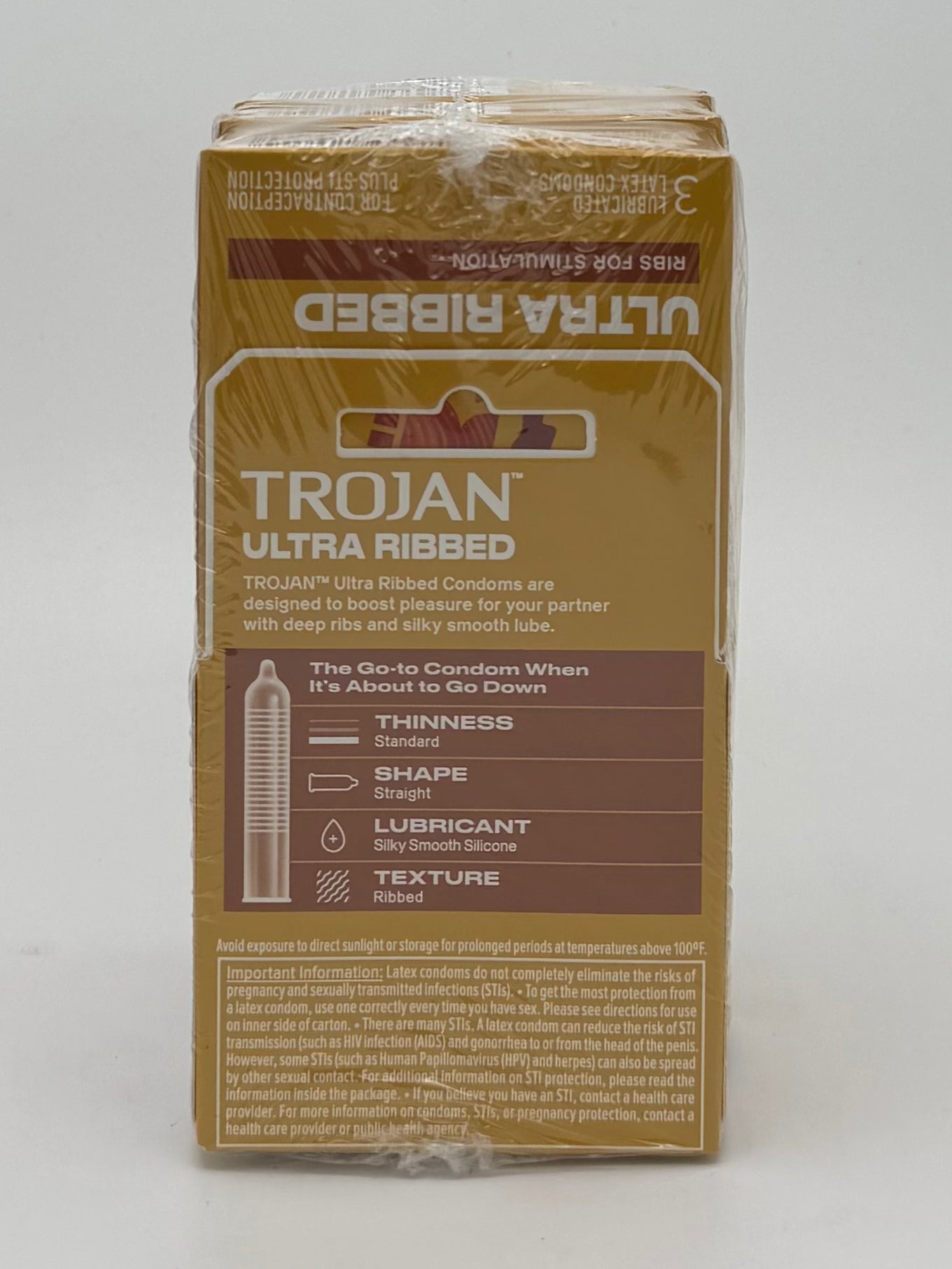 Trojan Ultra Ribbed Condoms 6/3pk