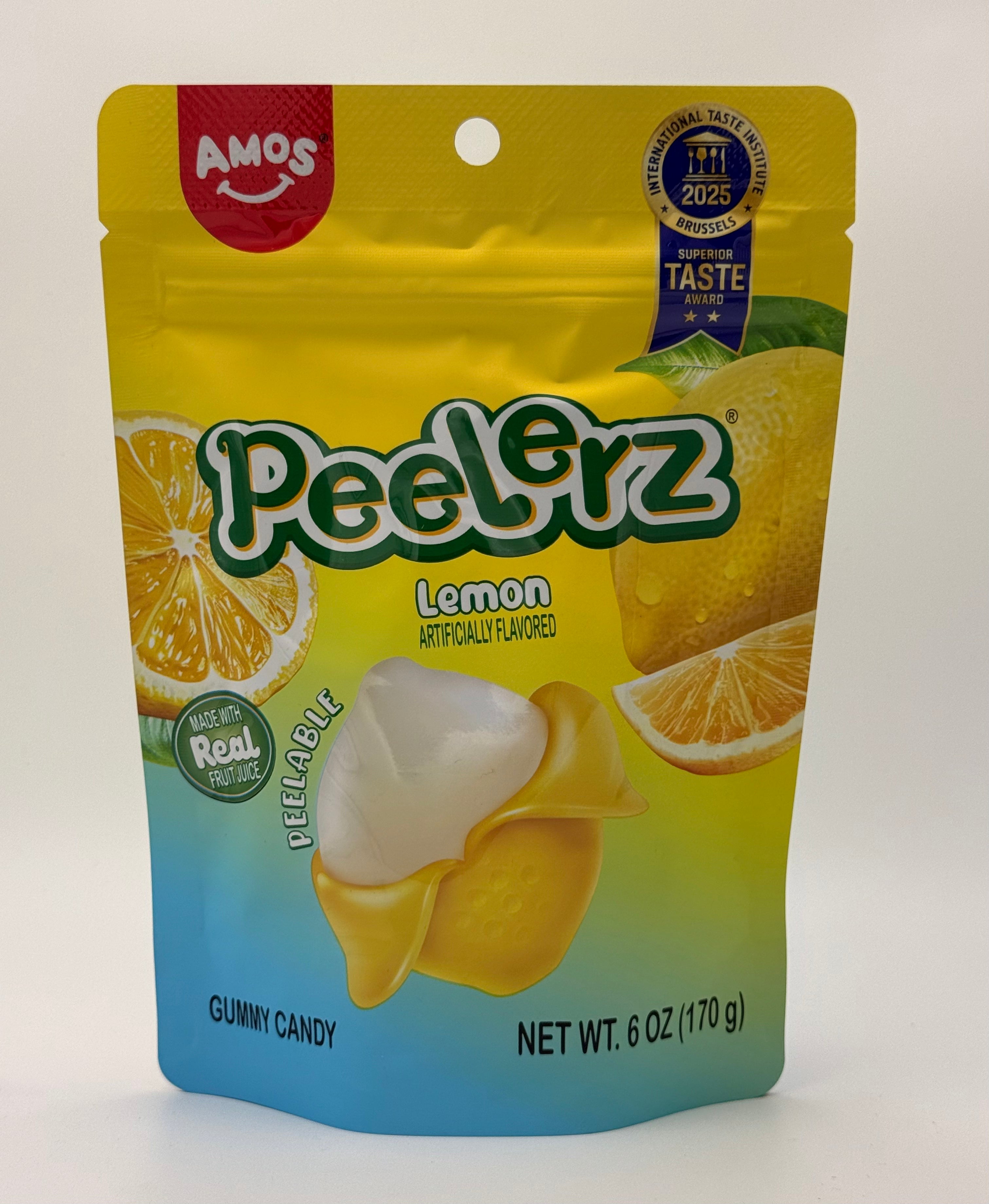 Peelerz Gummy Lemon 6oz 170g Peelable
