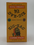 Zig Zag Orange Combo Leaves and Tips 24ct
