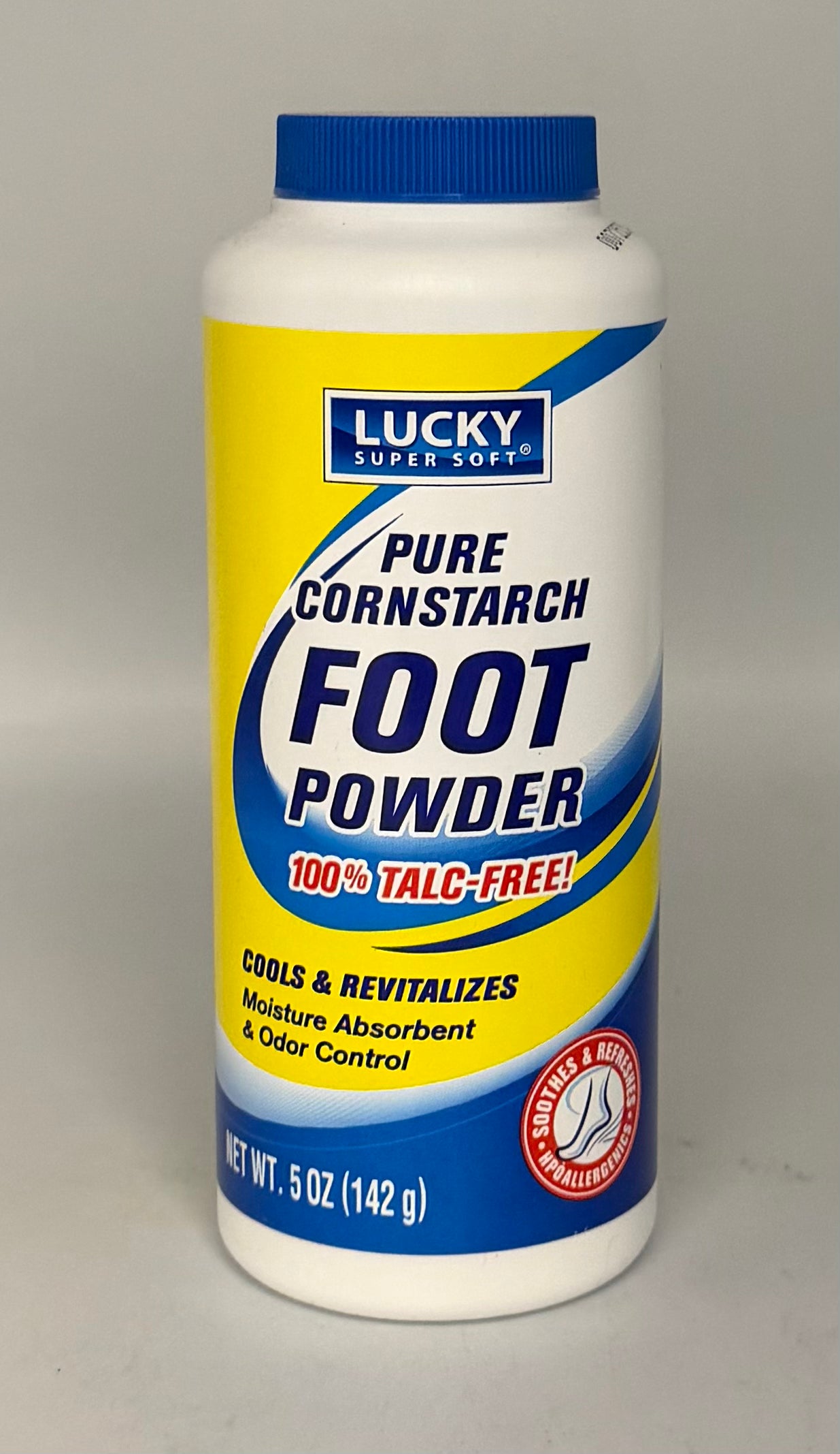 Lucky Foot Powder Pure Cornstarch 5oz 142g