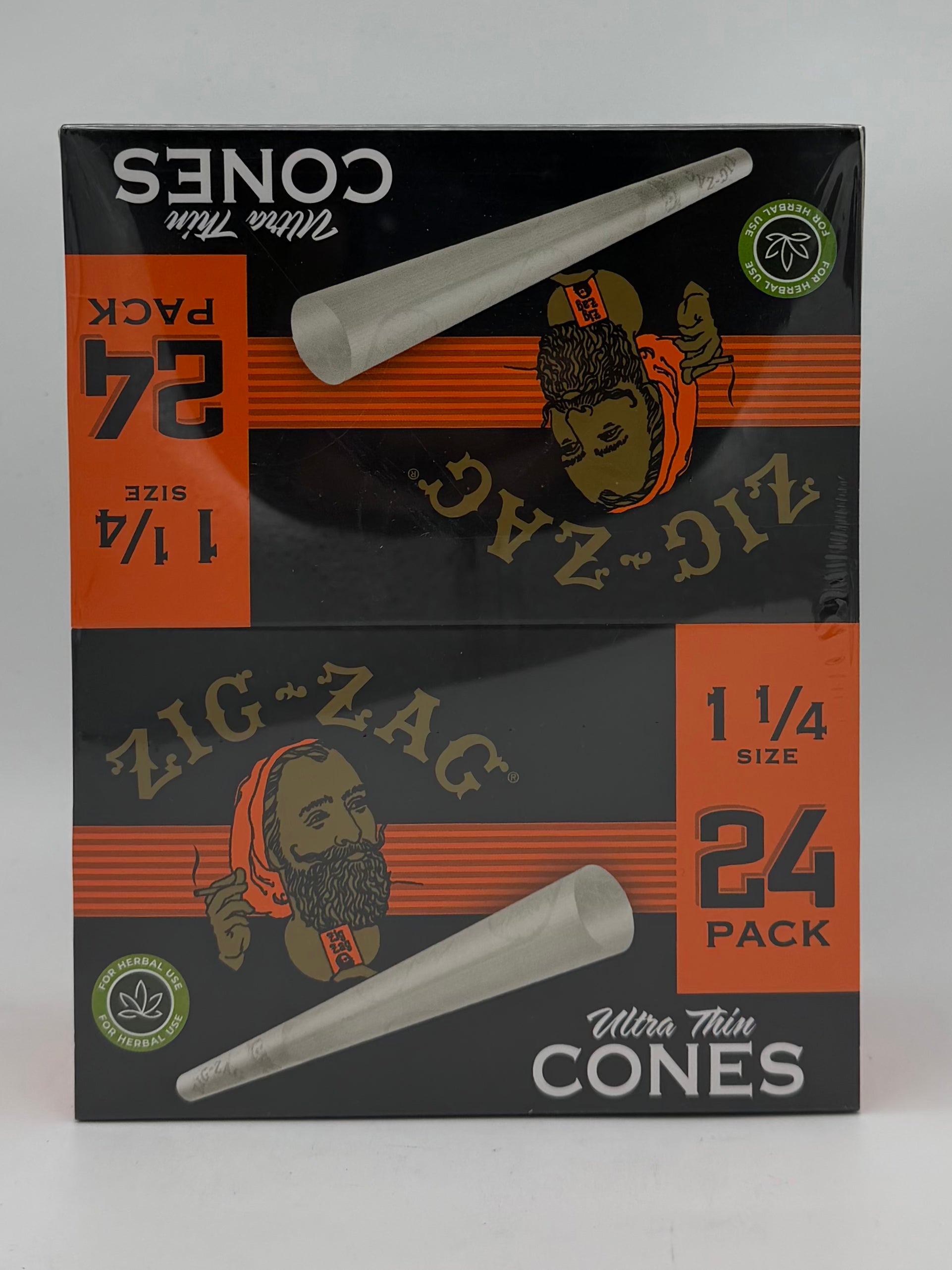 Zig Zag Cones 1 1/4 Ultra Thin Cones 24pk 12ct