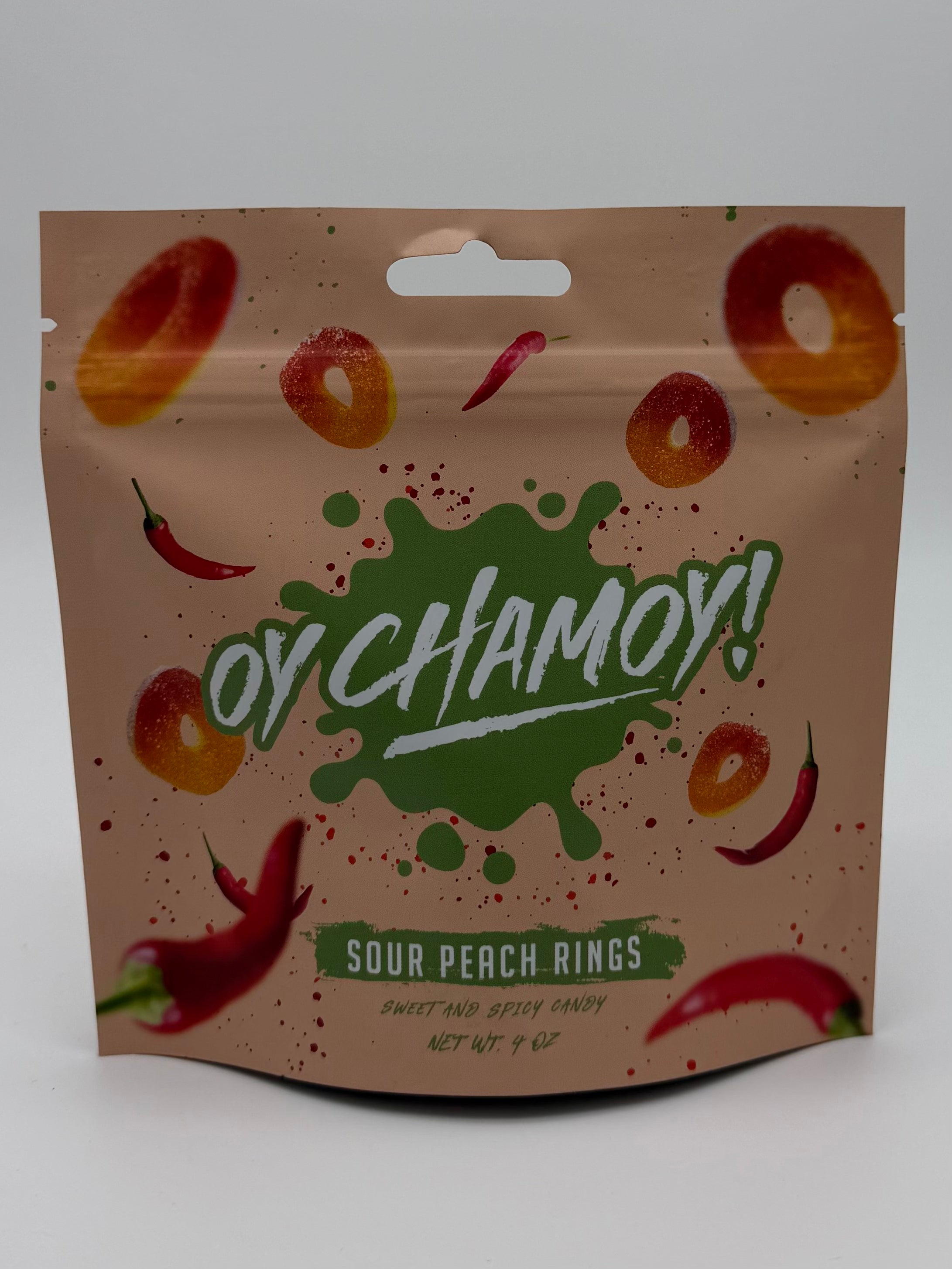 Oy Chamoy! 4oz Peach Rings