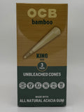 OCB Bamboo King Size Unbleached Cones 24/3pk