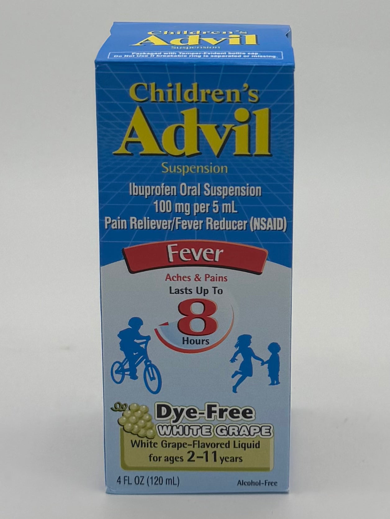 Advil Children's White Grape Liquid 4oz Fever Susp