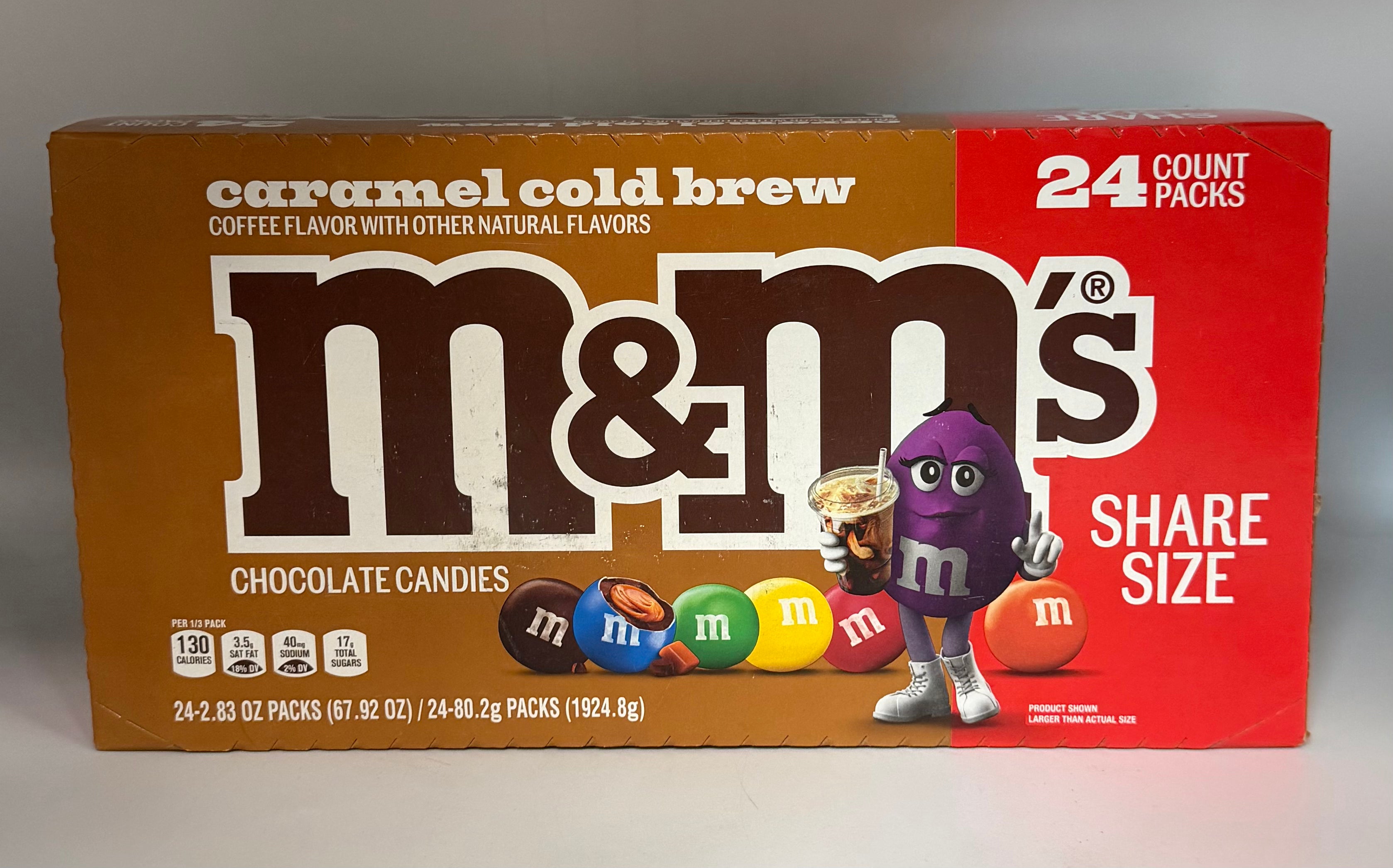M & M's Caramel Cold Brew Sharing Size 24/3.14oz
