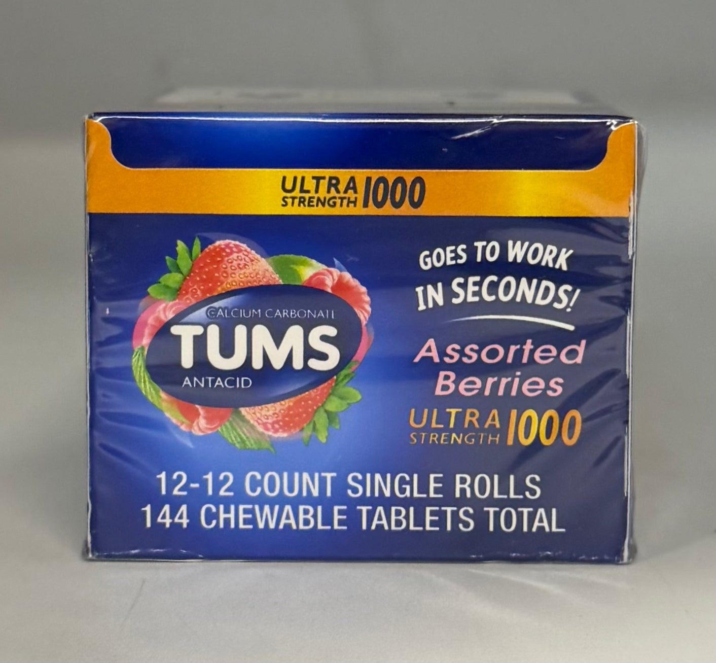 Tums 1000 Assorted Berries 12/12ct