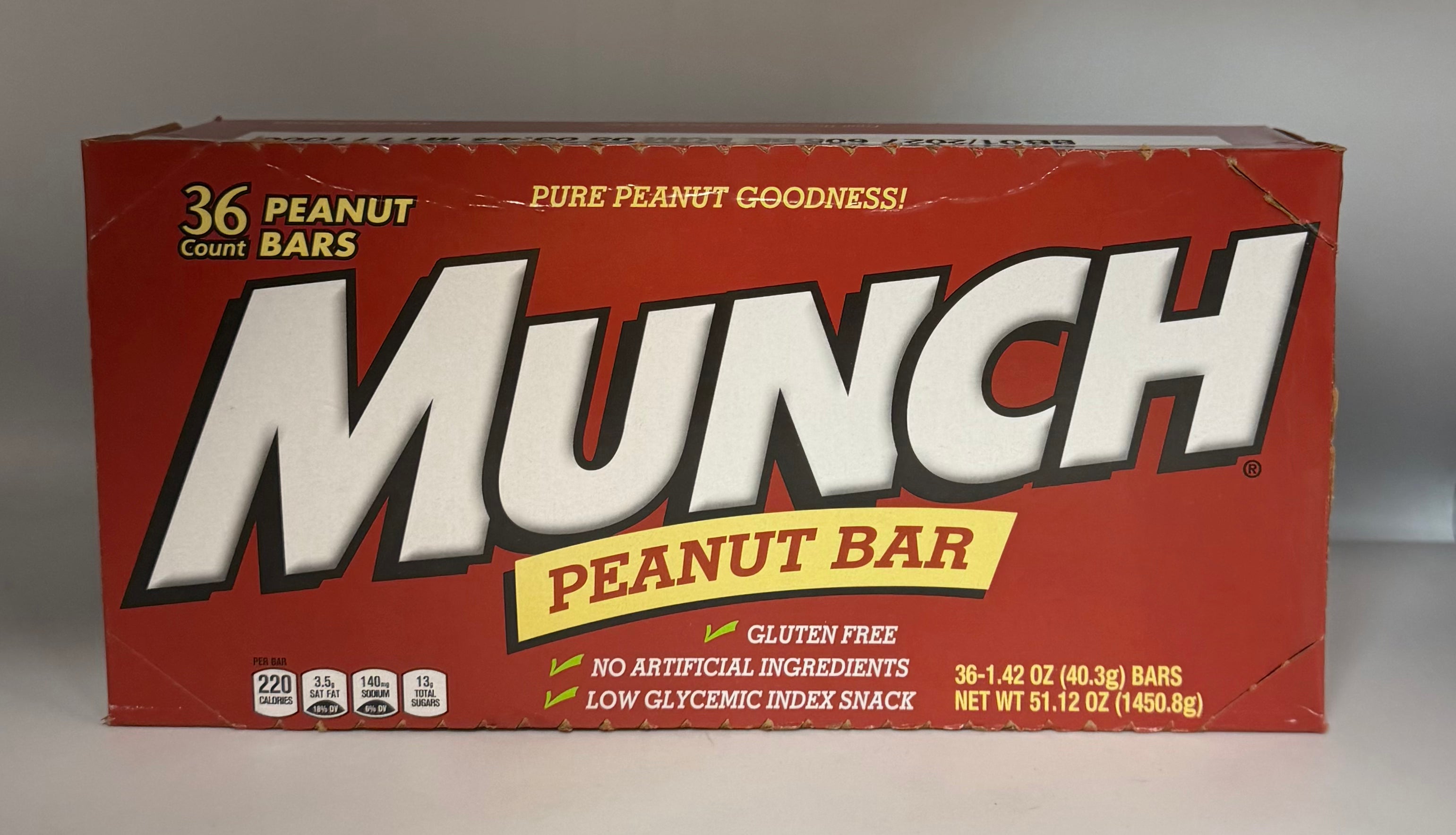 Munch Peanut Bar 36ct