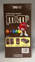 M&M Milk Chocolate 36ct Net Wt. 60.84oz